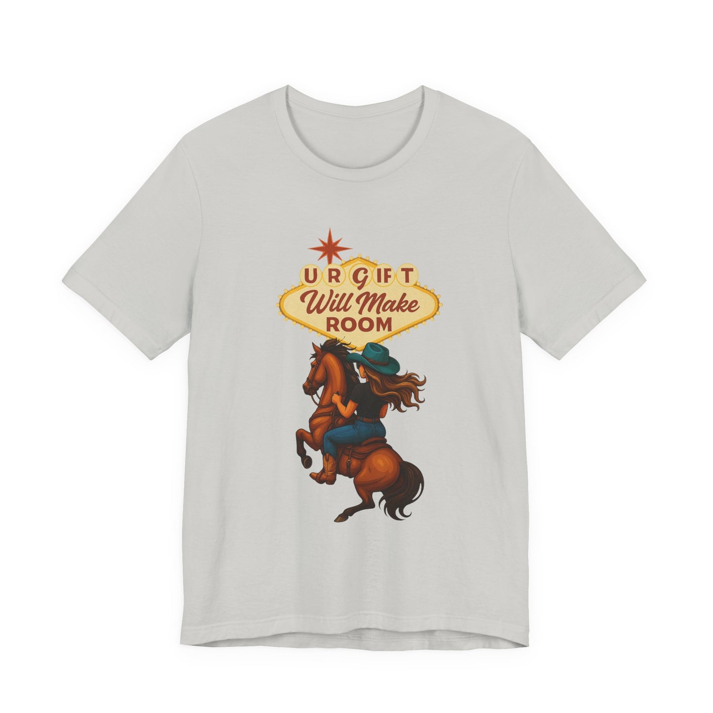 Country Western Graphic Tee, Cowboy Shirt, Gift for Rodeo Lovers, Casual Outfit, Fun Horse T-Shirt