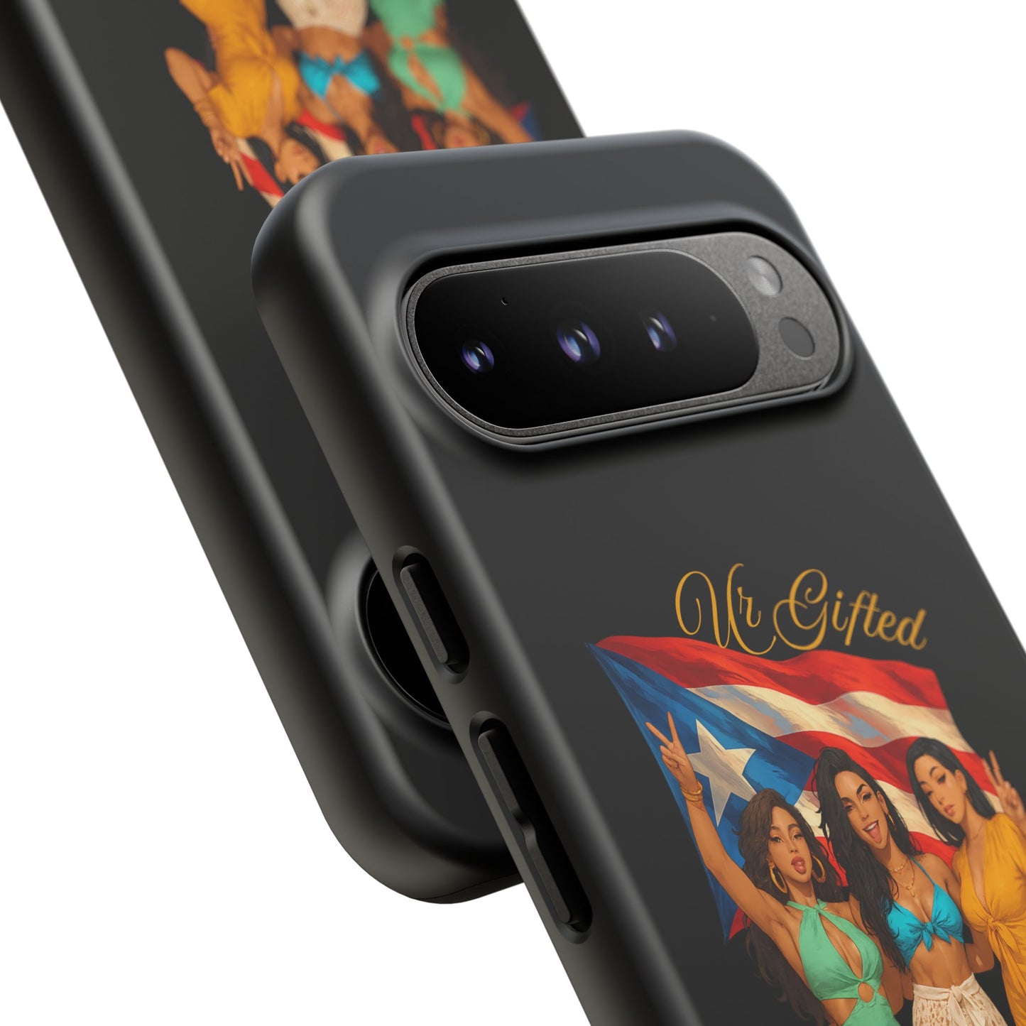 Vibrant Phone Case, Tough Cases, Puerto Rican Pride, Gift for Her, Fun Accessory, Colorful Design