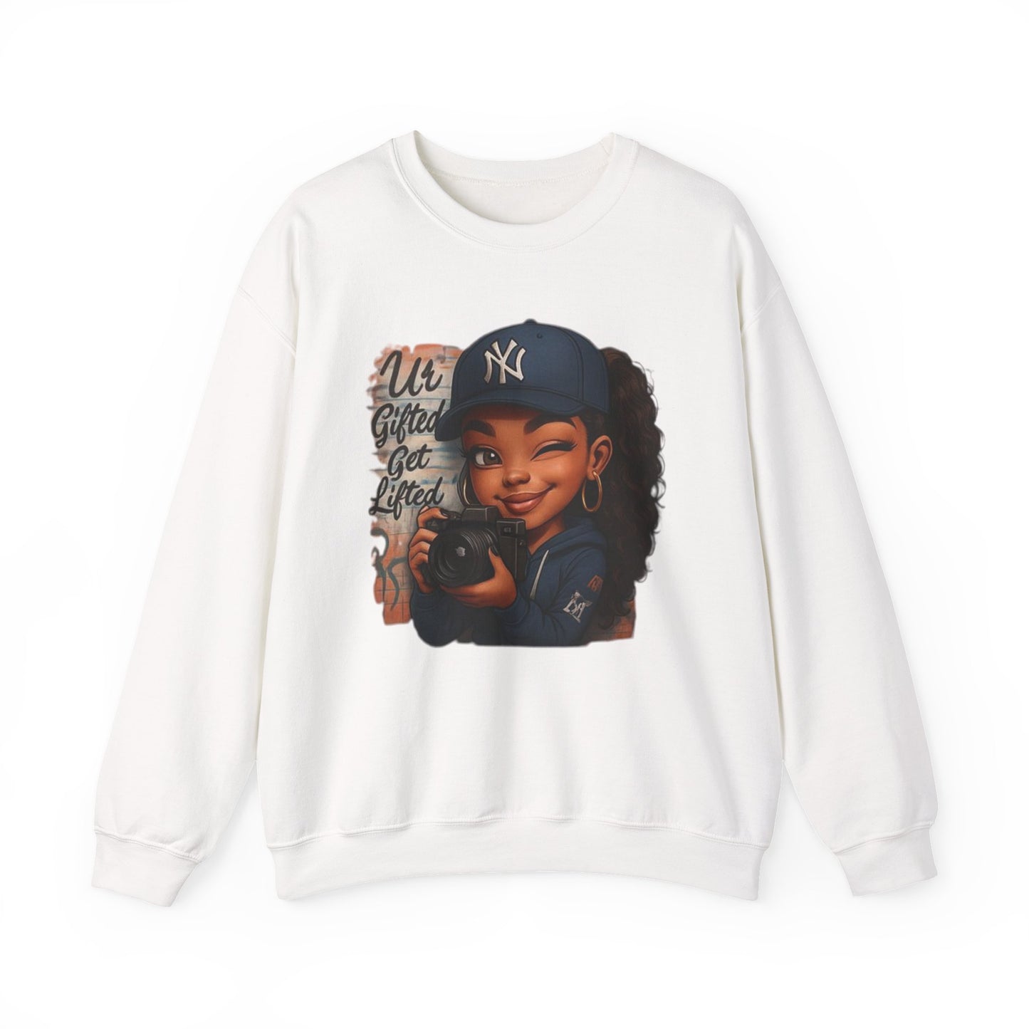 Chic Urban Graphic Sweatshirt - Casual Style, Gifts for Her, Cozy Wear, Everyday Fashion, Trendy Outfit