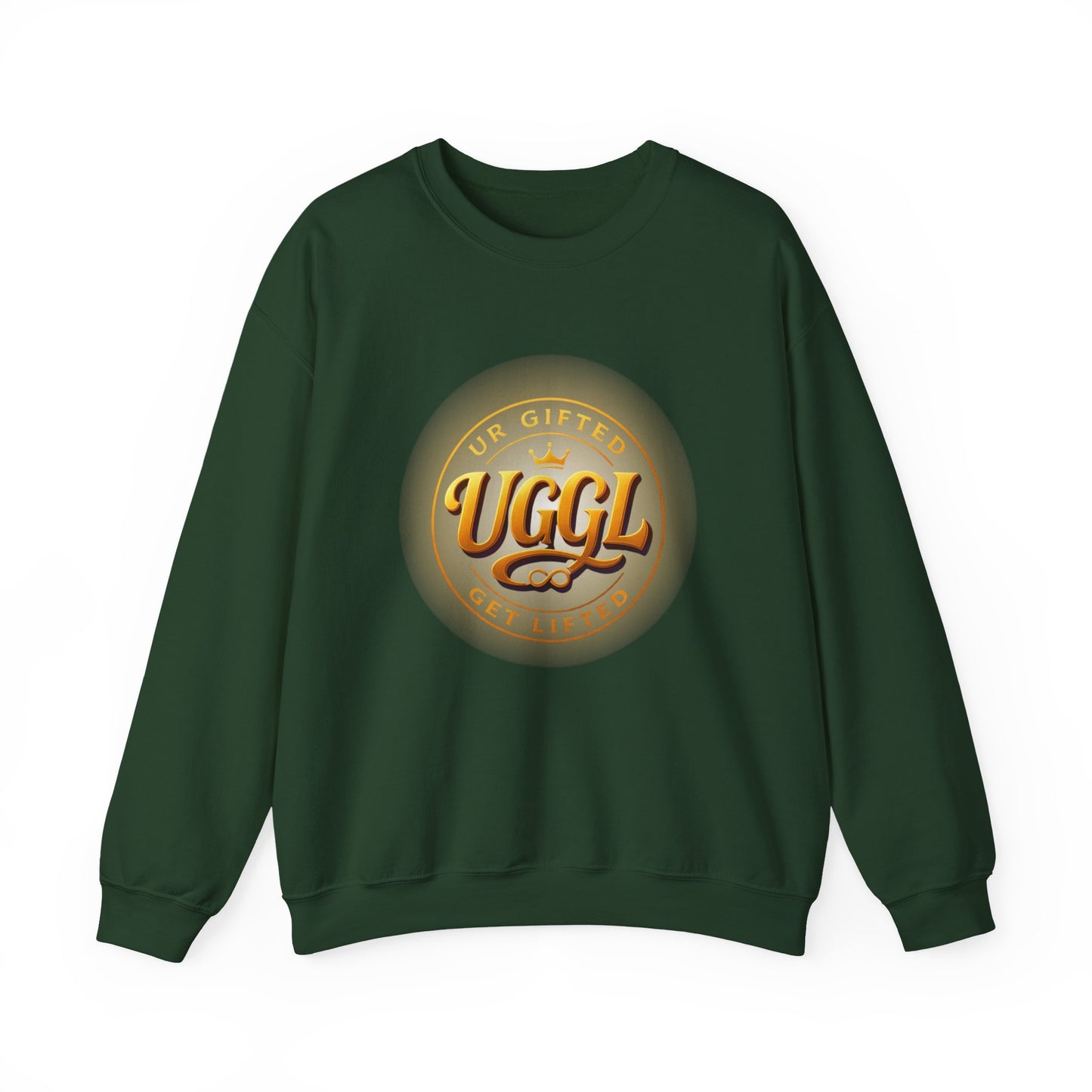 UGGL Get Lifted Sweatshirt, Unisex Crewneck for Comfort, Cozy Gift for Friends, Fashionable Layering Piece, Casual Everyday Wear