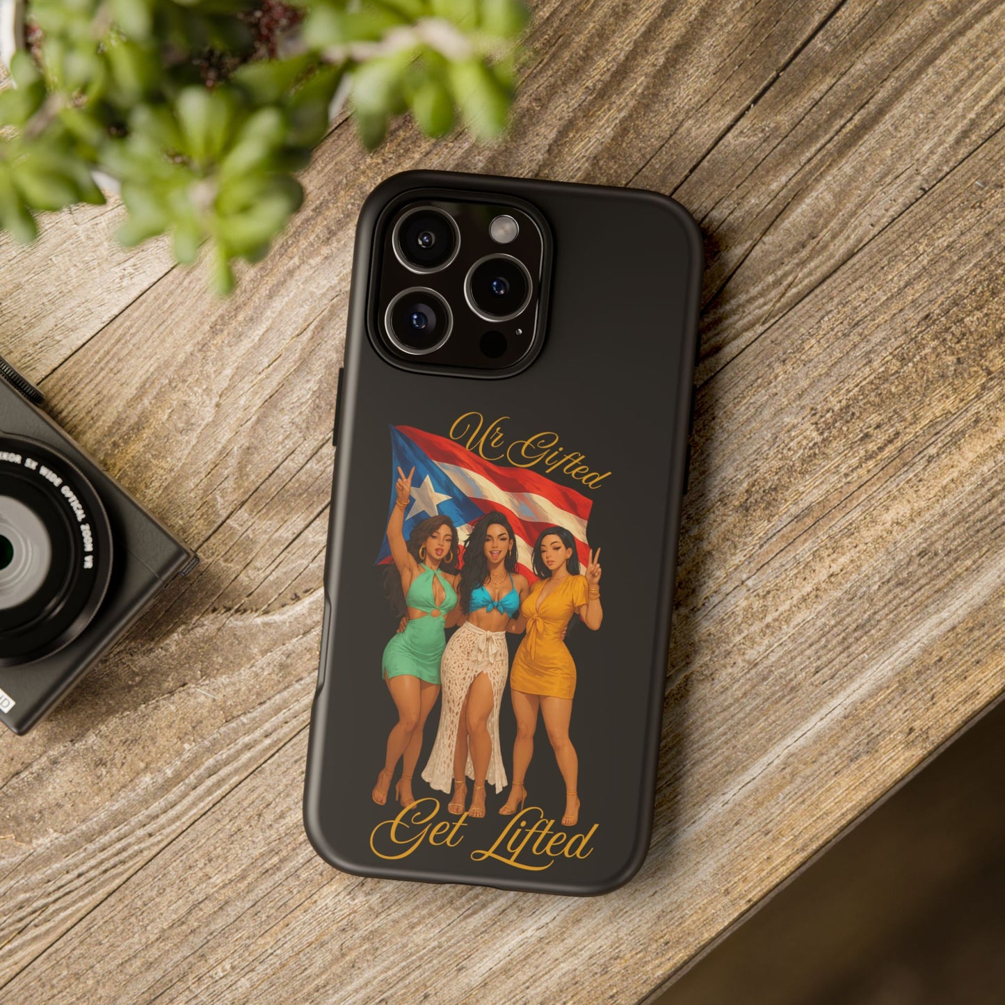 Vibrant Phone Case, Tough Cases, Puerto Rican Pride, Gift for Her, Fun Accessory, Colorful Design