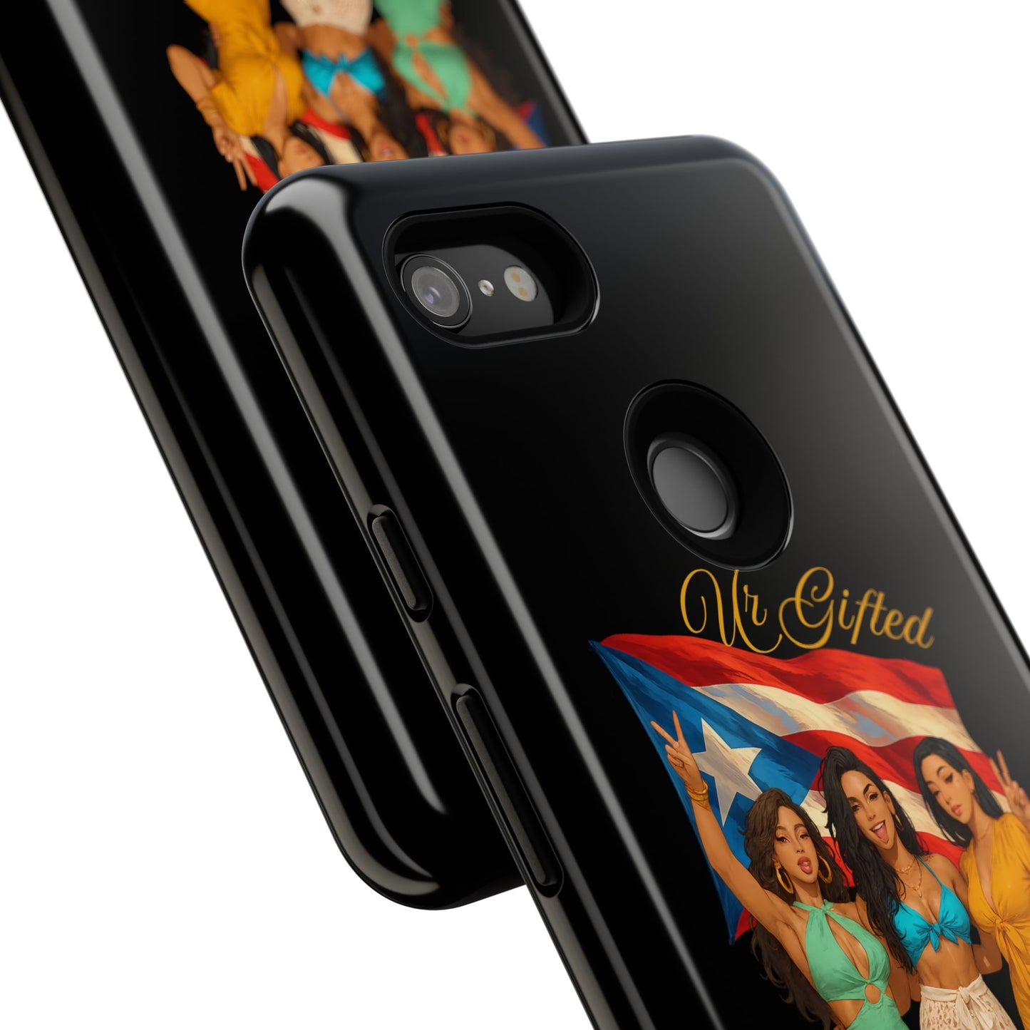 Vibrant Phone Case, Tough Cases, Puerto Rican Pride, Gift for Her, Fun Accessory, Colorful Design