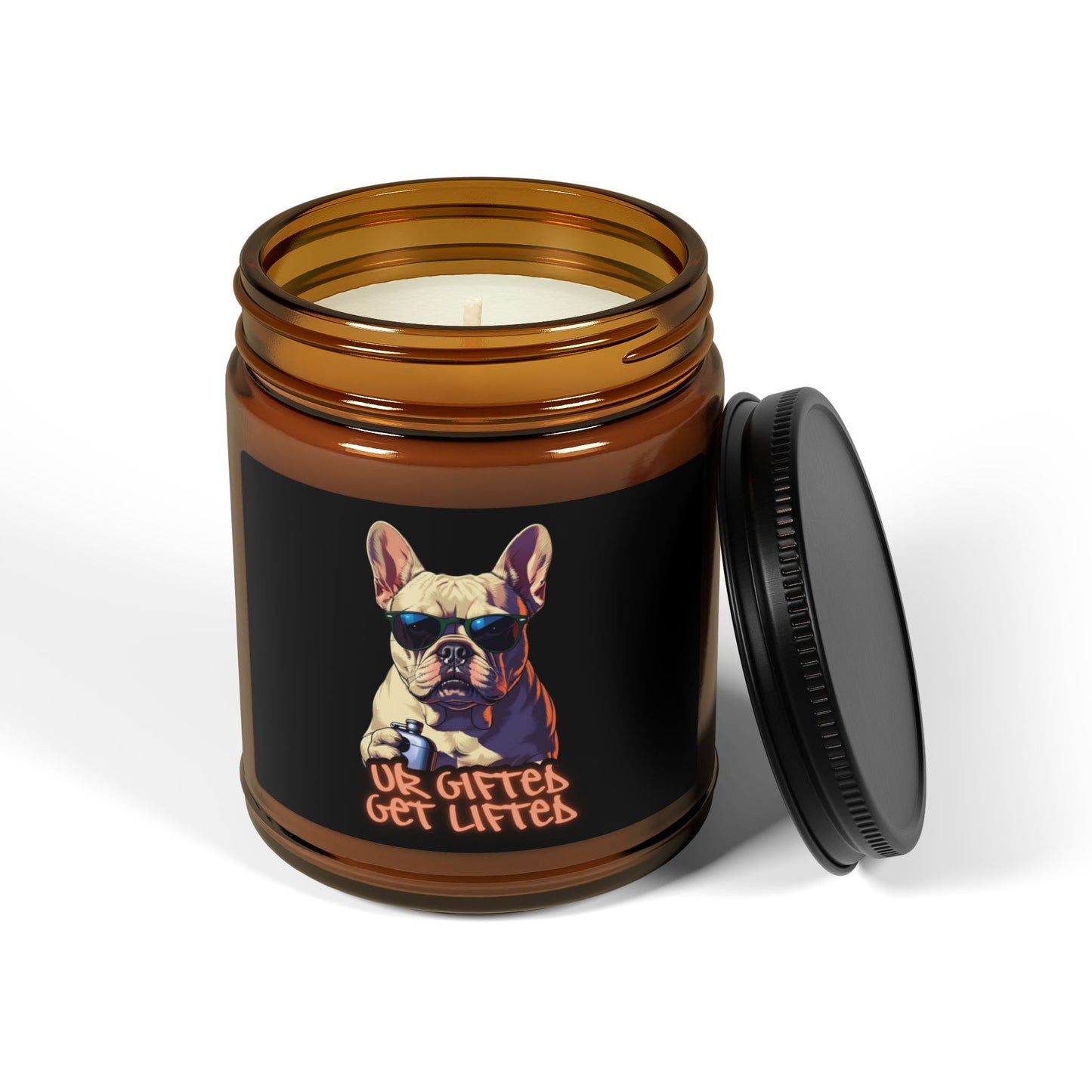 Cool Dog Scented Candle, Pet Lover Gift, Home Decor, Relaxing Aromatherapy, Unique Gift for Birthdays, Dog Owners