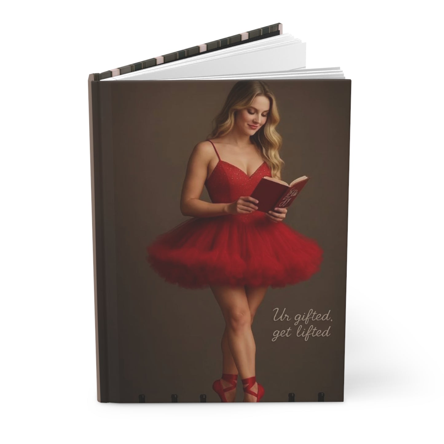 Matte Hardcover Journal - Creative Inspiration, Gifts for Dancers, Writers & Artists, Motivational Quotes Journal, Unique Art Notebook