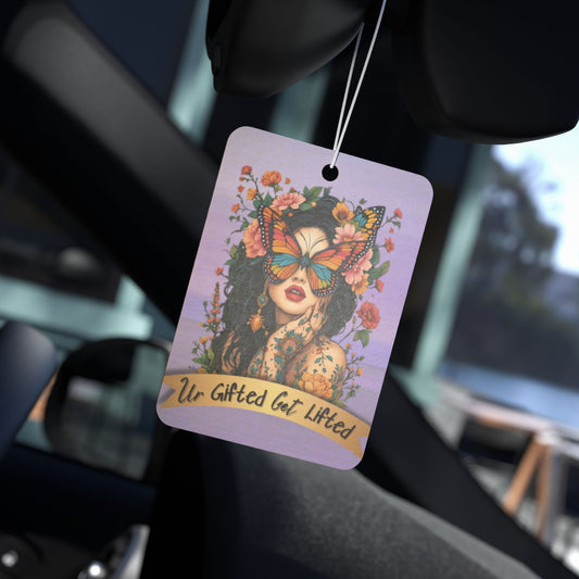 Air Freshener with Colorful Floral Design, Gift Idea for Car Lovers, Freshness for Home, Aromatherapy for Every Occasion, Unique Auto Decor