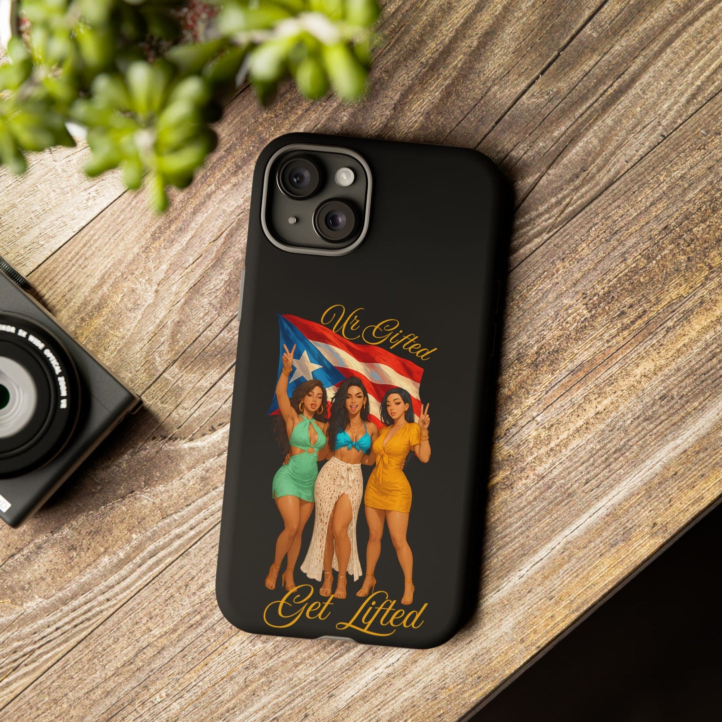 Vibrant Phone Case, Tough Cases, Puerto Rican Pride, Gift for Her, Fun Accessory, Colorful Design