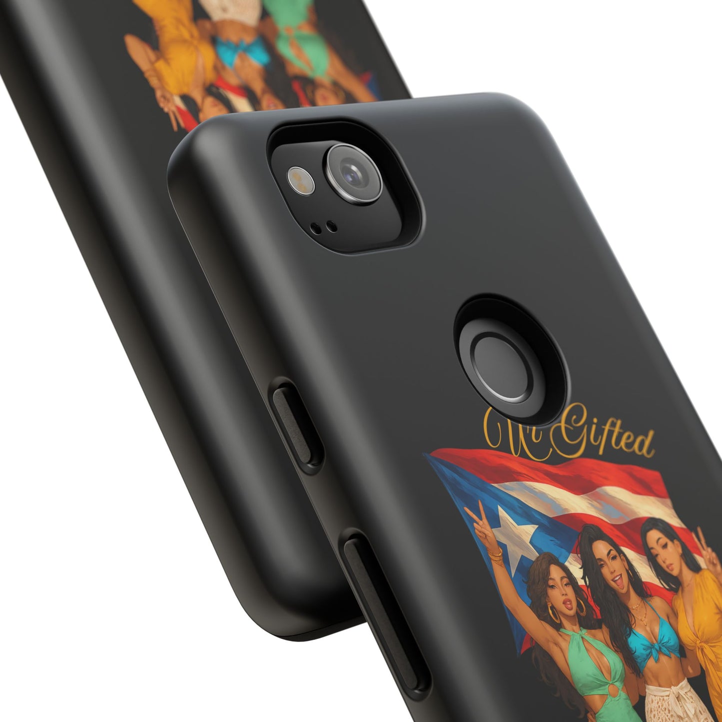 Vibrant Phone Case, Tough Cases, Puerto Rican Pride, Gift for Her, Fun Accessory, Colorful Design