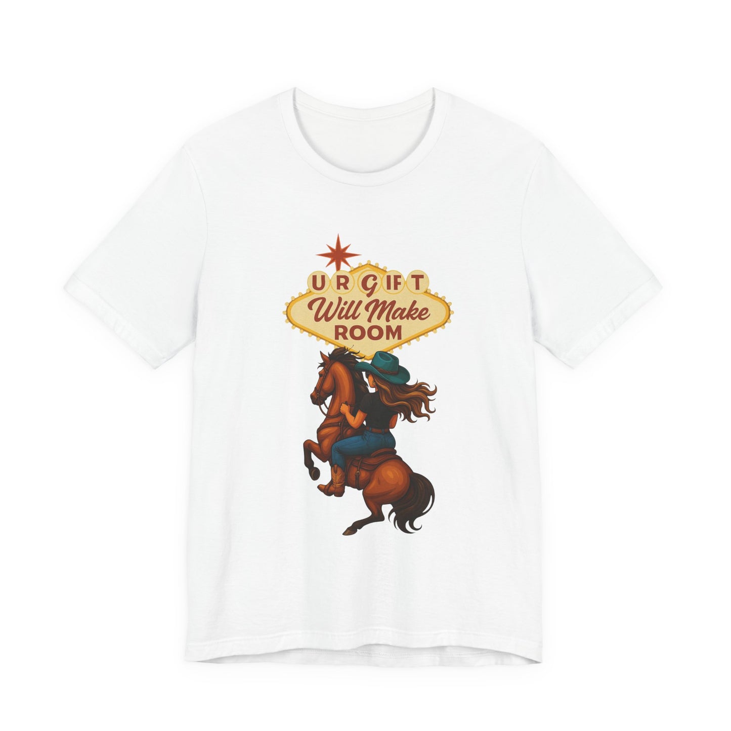 Country Western Graphic Tee, Cowboy Shirt, Gift for Rodeo Lovers, Casual Outfit, Fun Horse T-Shirt