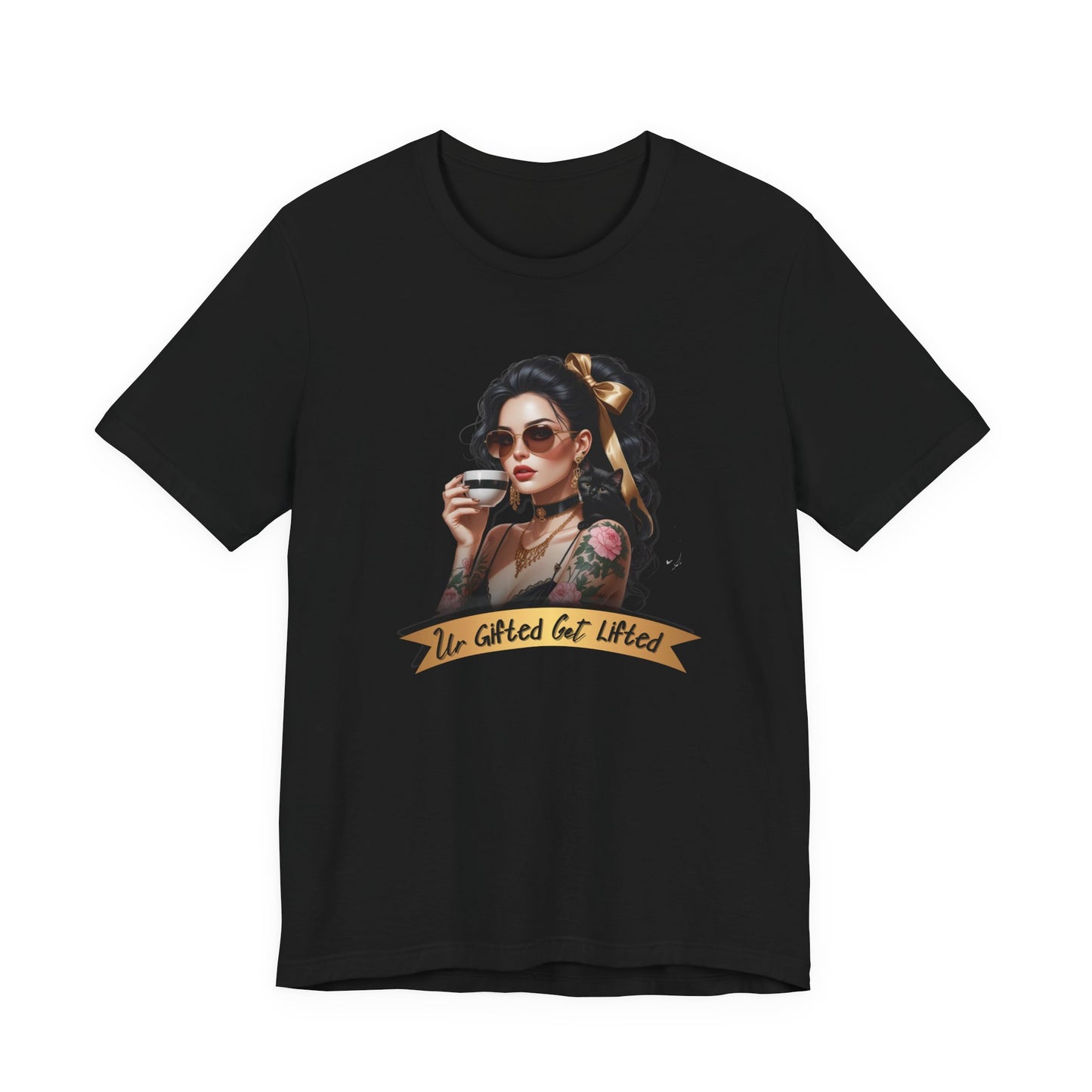 Gifted & Lifted Tee for Free Spirits, Unisex Jersey Shirt, Fun Tee for Everyday Wear, Cool Graphic Tee, Gift for Friends