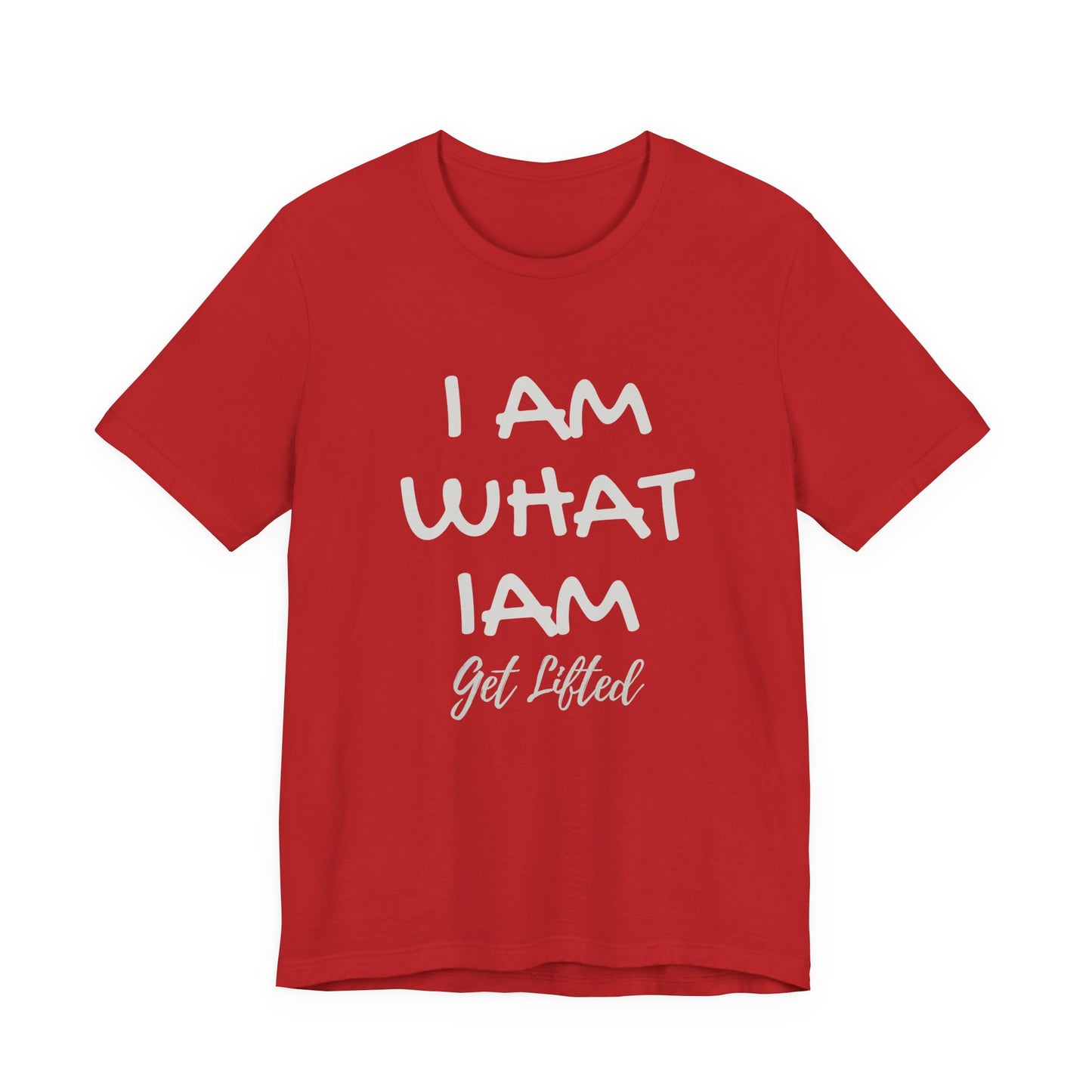 I Am What I Am Unisex Jersey Tee, Inspirational T-Shirt, Gift for Motivational Moments, Everyday Wear, Uplifting Apparel