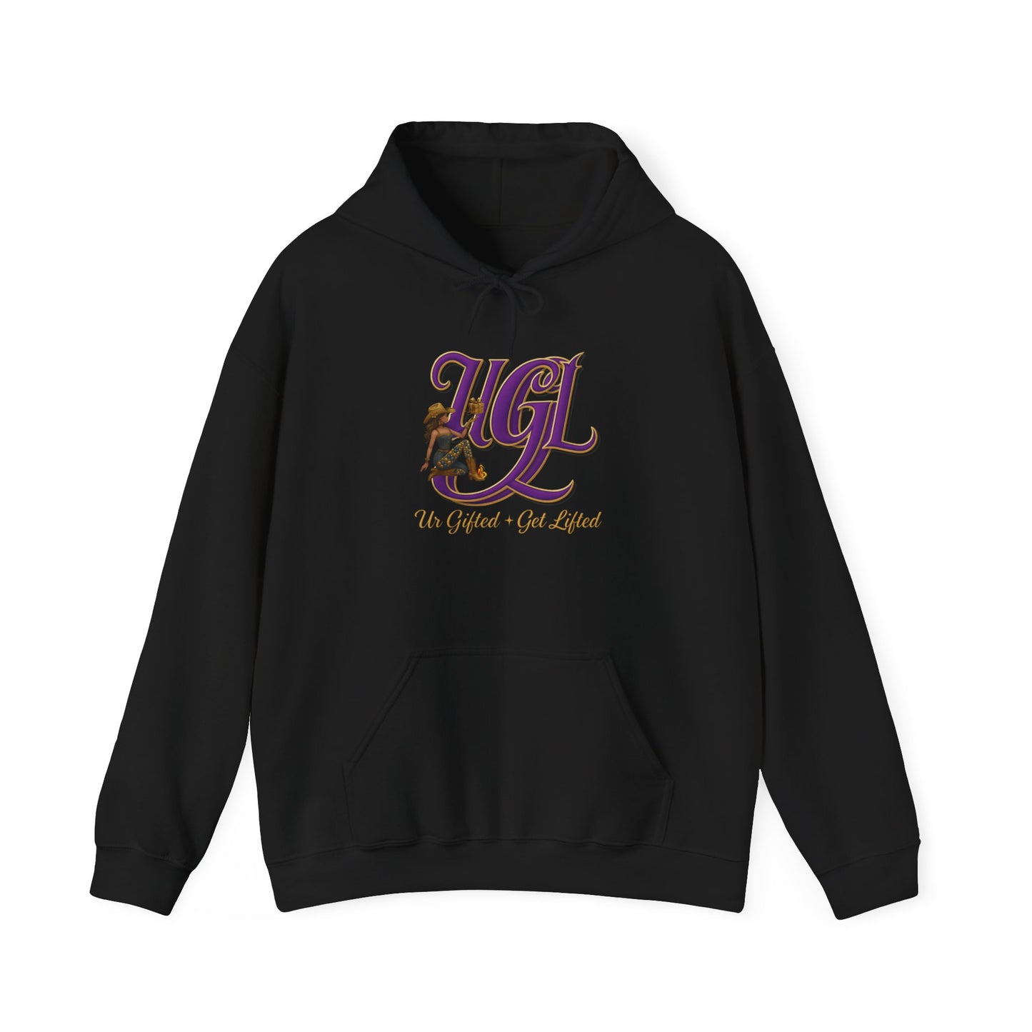 Ur Gifted Get Lifted Hoodie, Cozy Sweatshirt for All Seasons, Perfect for Gifting, Casual Wear, Streetwear
