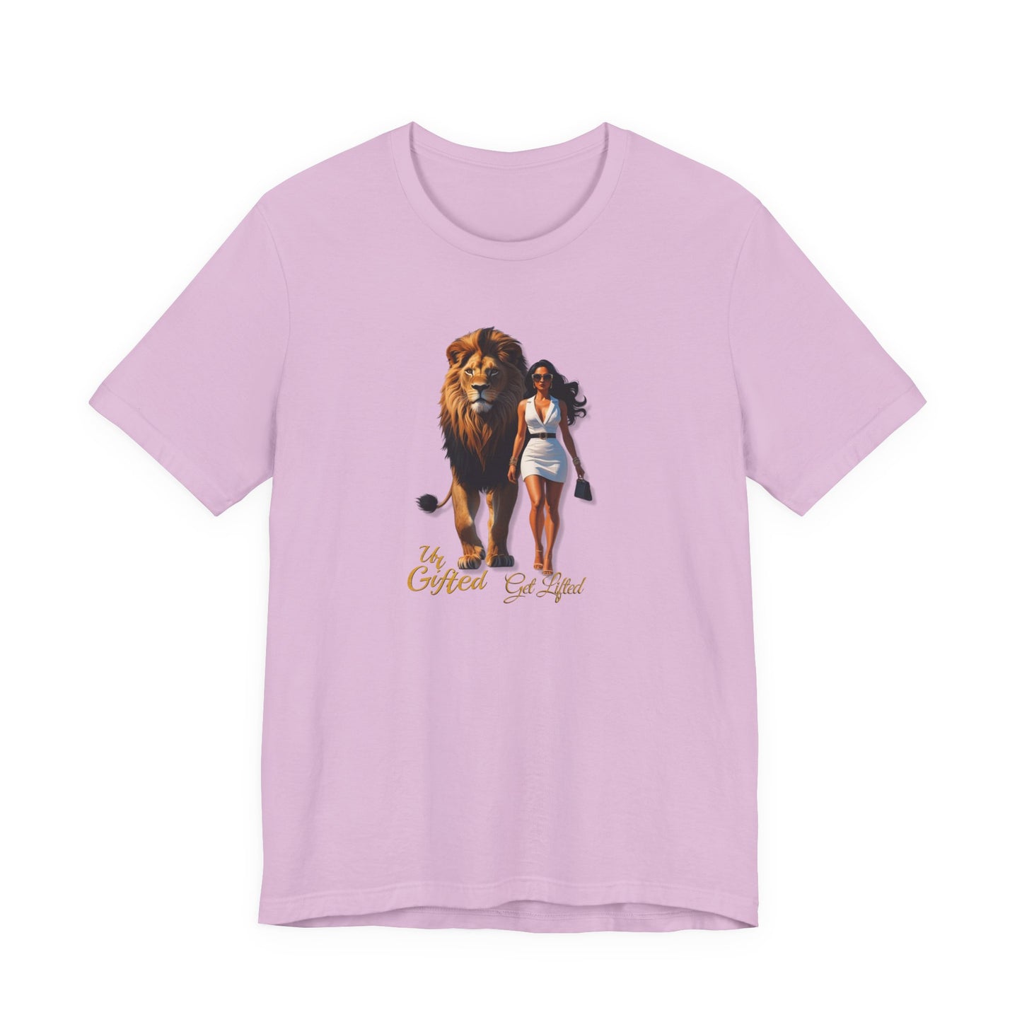 Bold Lion and Confident Woman Tee, Inspirational Shirt, Motivational Graphic Tee, Animal Lover Gift, Unique Fashion Statement