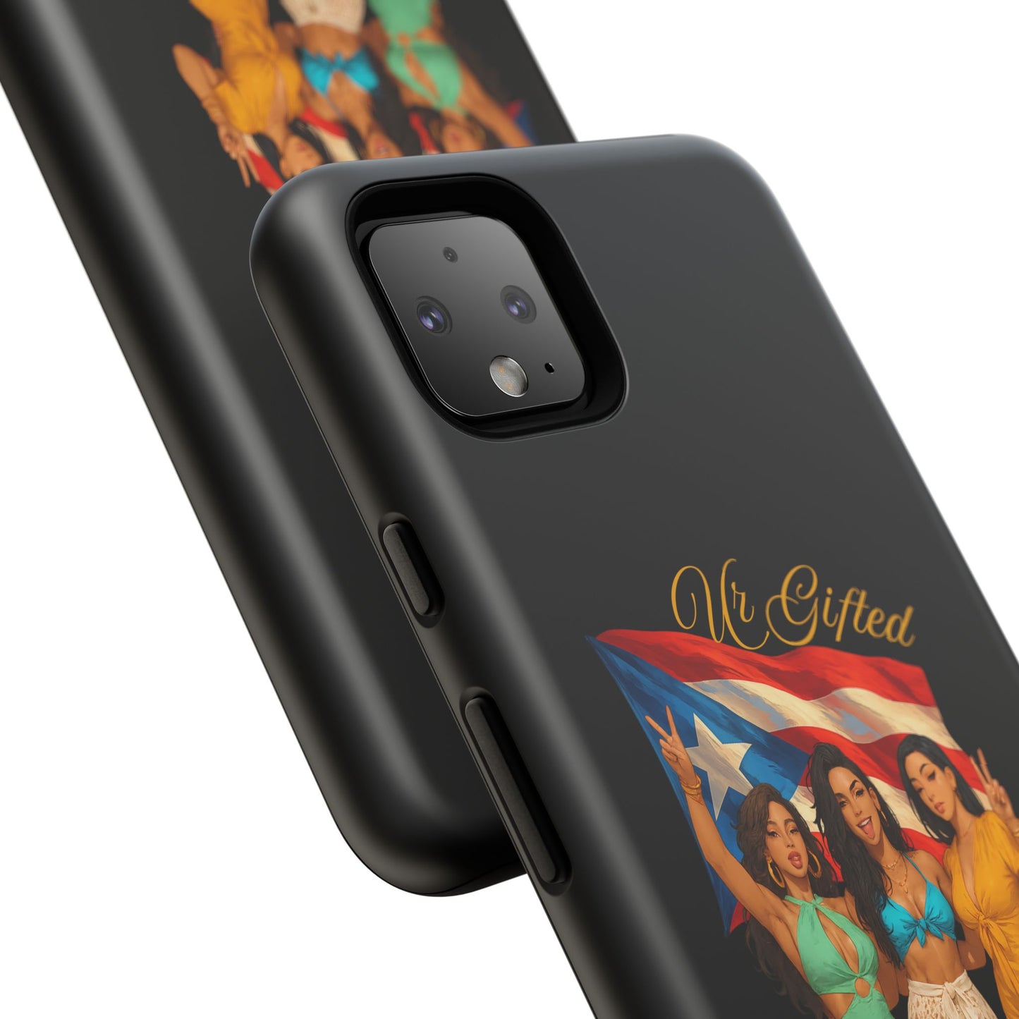 Vibrant Phone Case, Tough Cases, Puerto Rican Pride, Gift for Her, Fun Accessory, Colorful Design