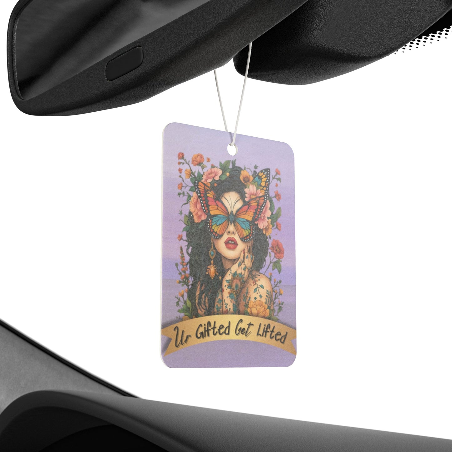 Air Freshener with Colorful Floral Design, Gift Idea for Car Lovers, Freshness for Home, Aromatherapy for Every Occasion, Unique Auto Decor