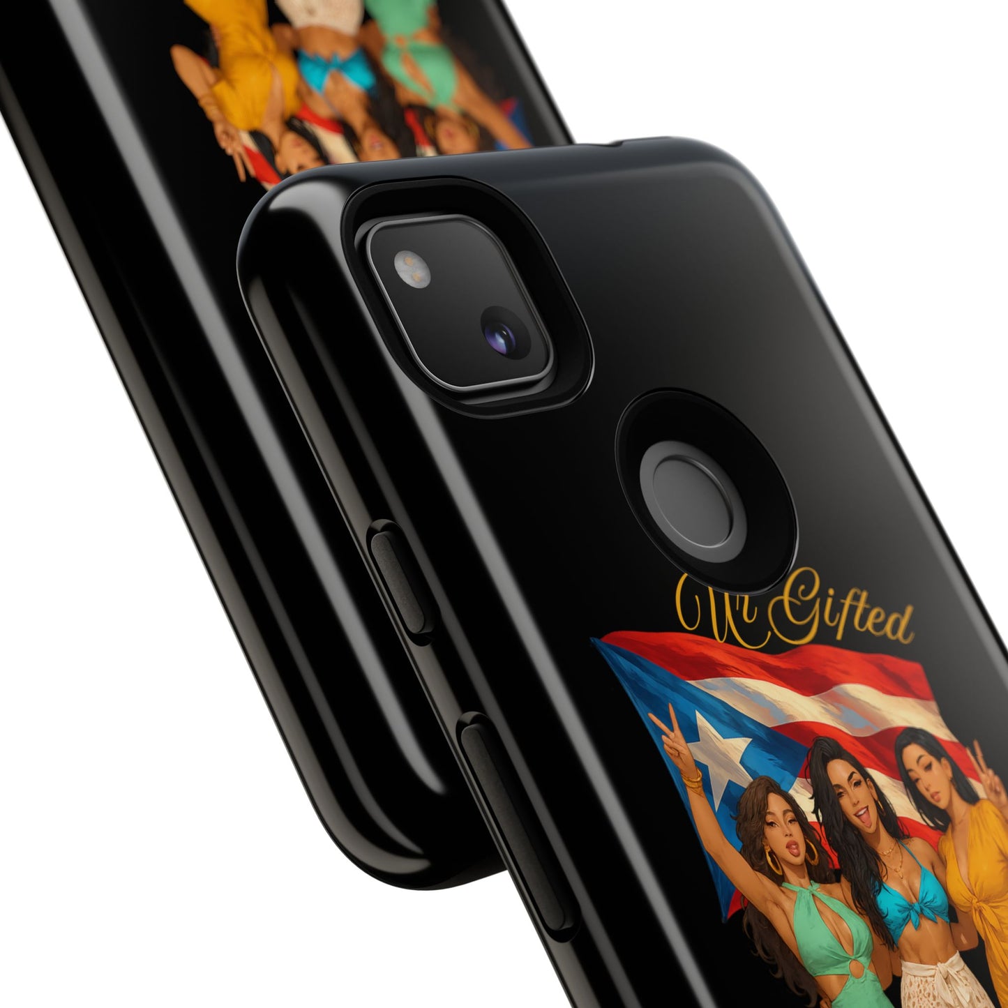 Vibrant Phone Case, Tough Cases, Puerto Rican Pride, Gift for Her, Fun Accessory, Colorful Design
