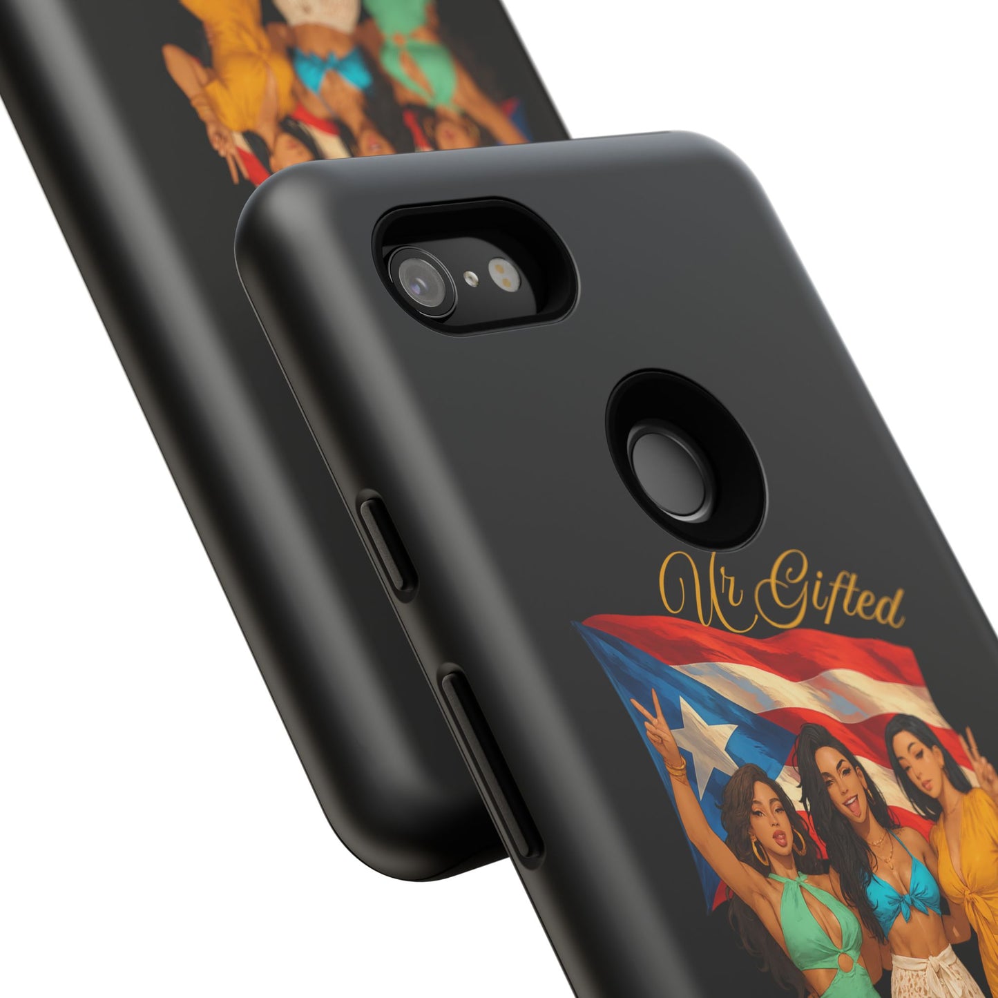 Vibrant Phone Case, Tough Cases, Puerto Rican Pride, Gift for Her, Fun Accessory, Colorful Design