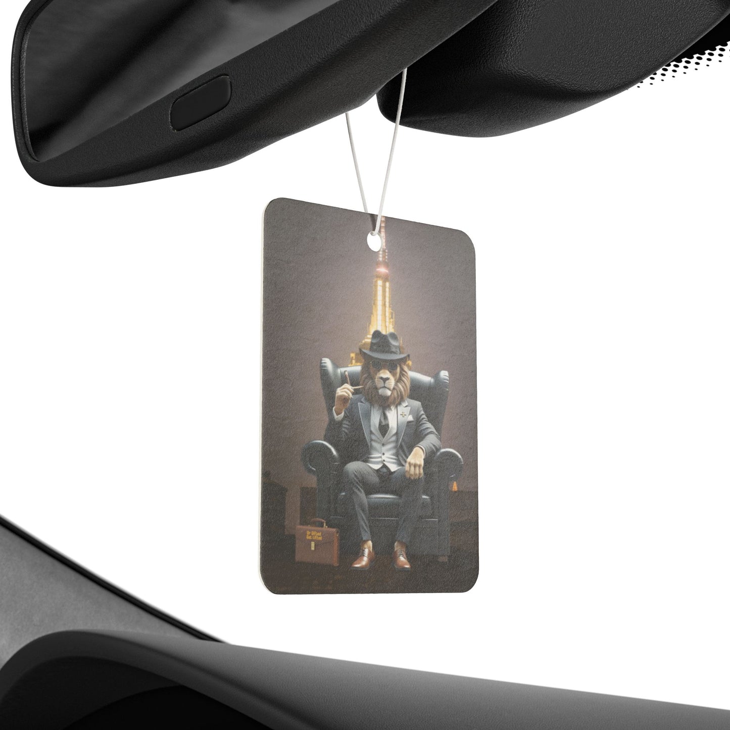 Vintage-Inspired Car Air Freshener - Urban Chic, Dog Lover Gift, Unique Auto Decor, Essential Oil Diffuser, Home Fragrance, Fun Gift Idea