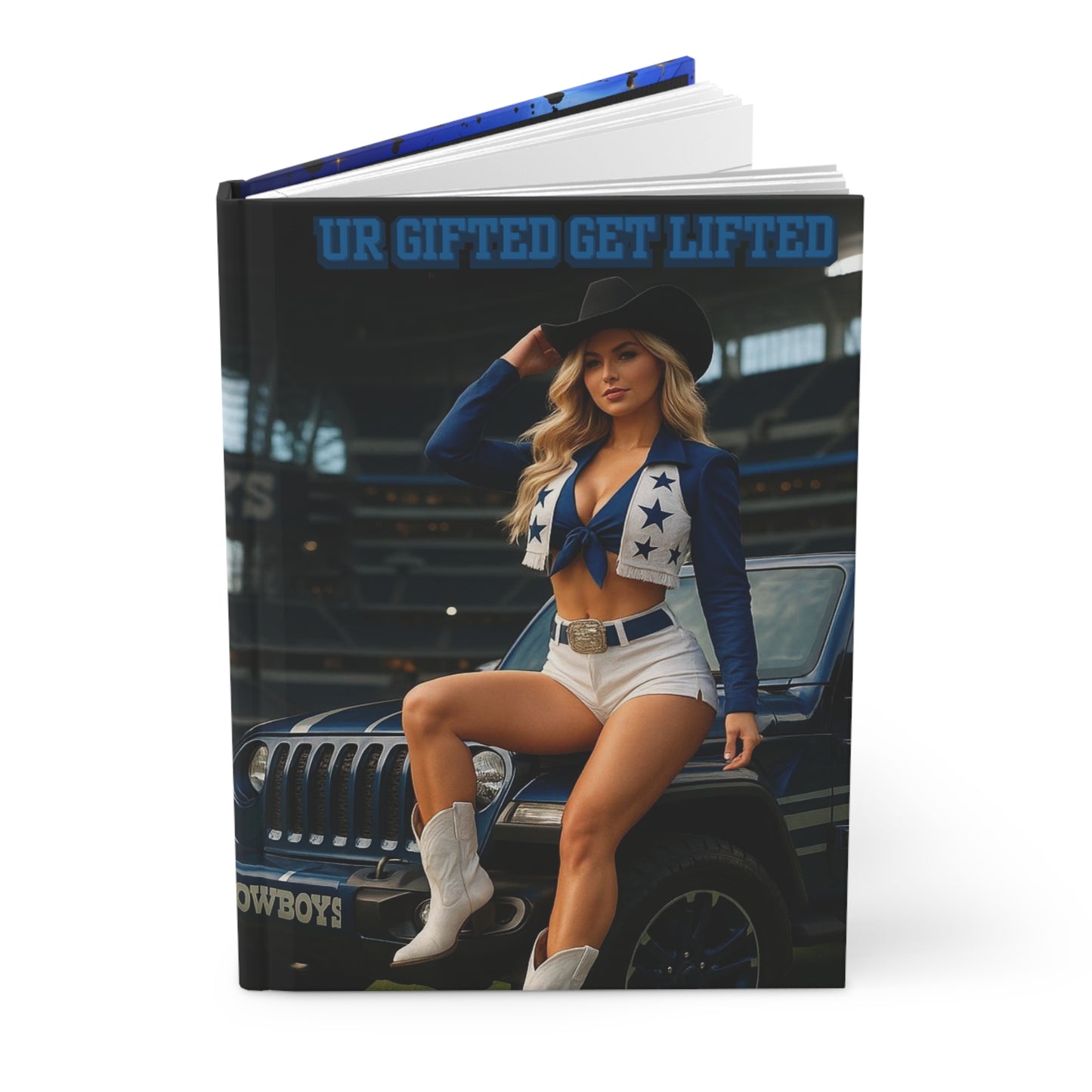 Dallas Cowboys Journal, Football Gift, Matte Hardcover Notebook, Trendy Stationery, Sports Fan Journal, Gift for Him/Her