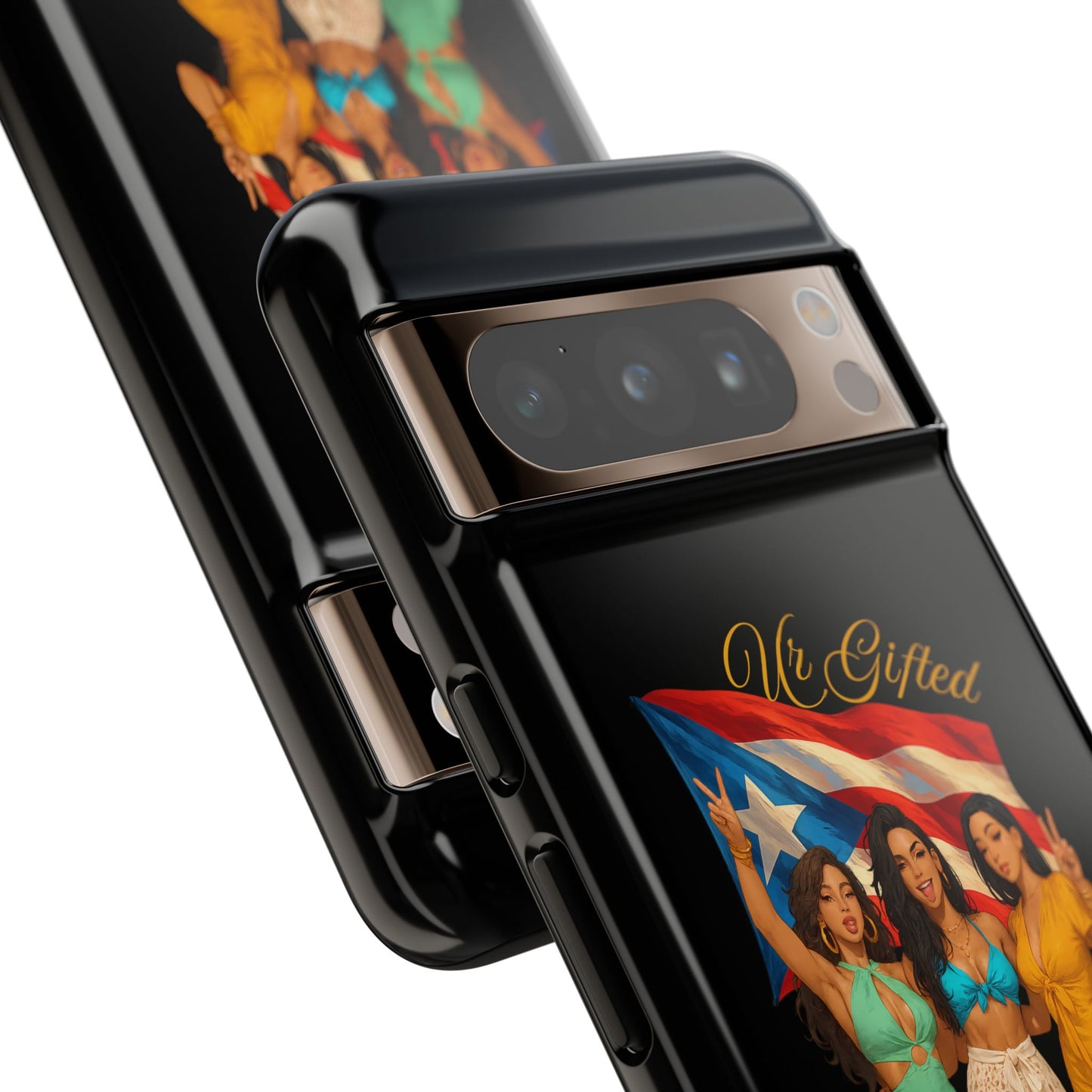 Vibrant Phone Case, Tough Cases, Puerto Rican Pride, Gift for Her, Fun Accessory, Colorful Design