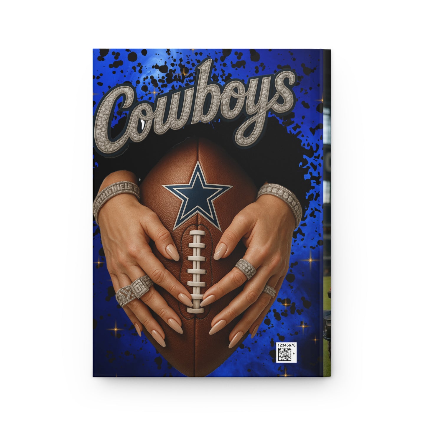 Dallas Cowboys Journal, Football Gift, Matte Hardcover Notebook, Trendy Stationery, Sports Fan Journal, Gift for Him/Her