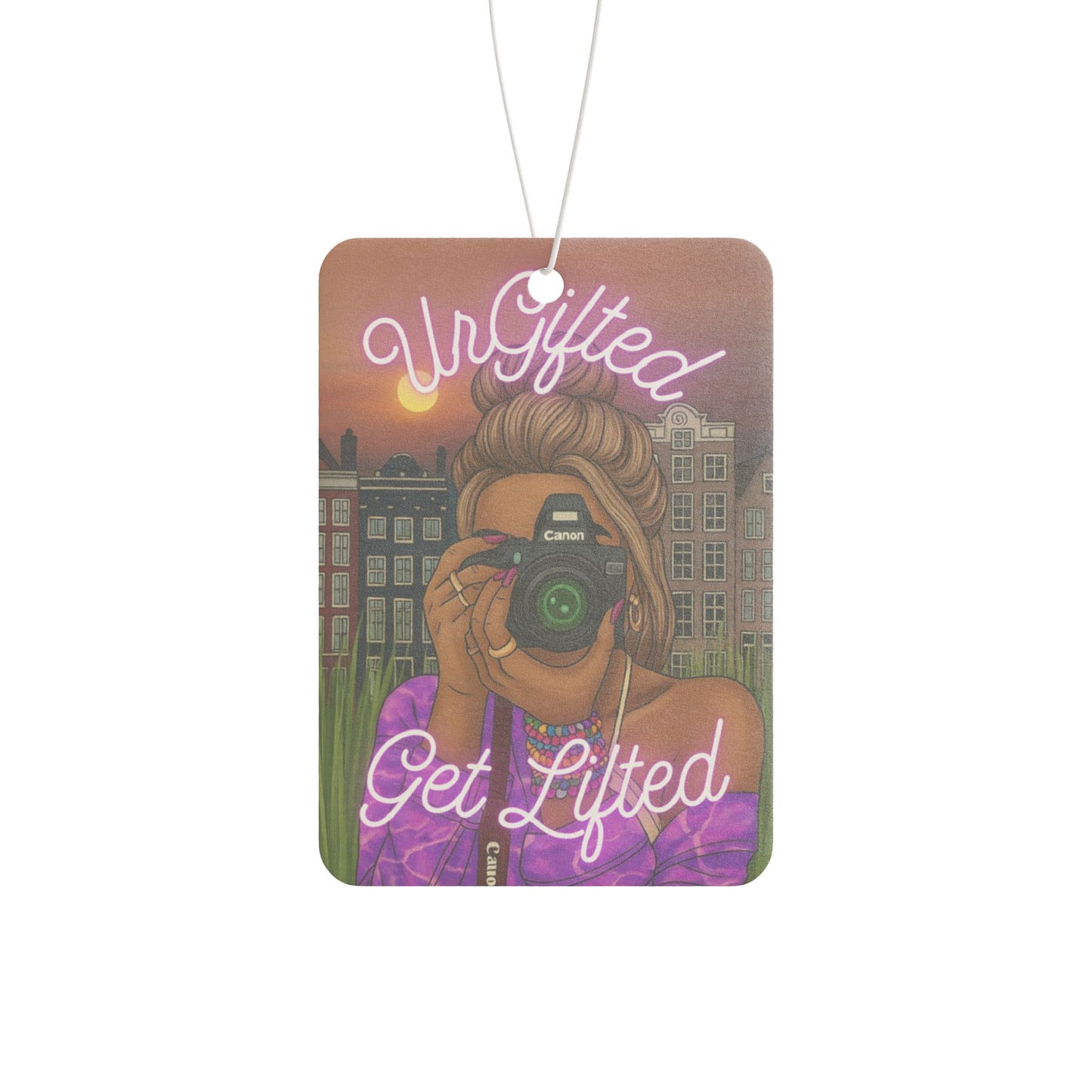 Vibrant Car Air Freshener, Unlifted Get Lifted, Perfumed Car Decor, Unique Gift, Auto Accessories, Home Fragrance