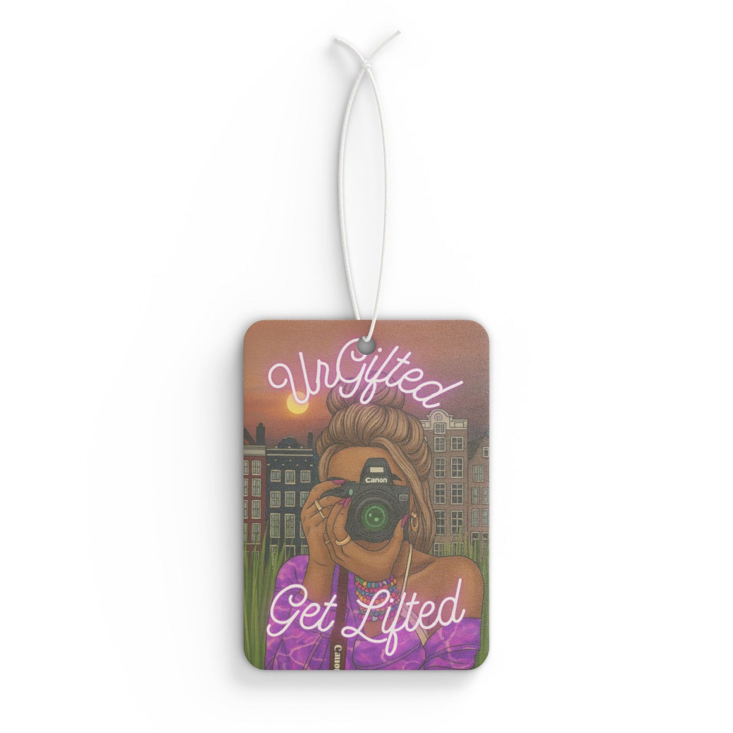 Vibrant Car Air Freshener, Unlifted Get Lifted, Perfumed Car Decor, Unique Gift, Auto Accessories, Home Fragrance