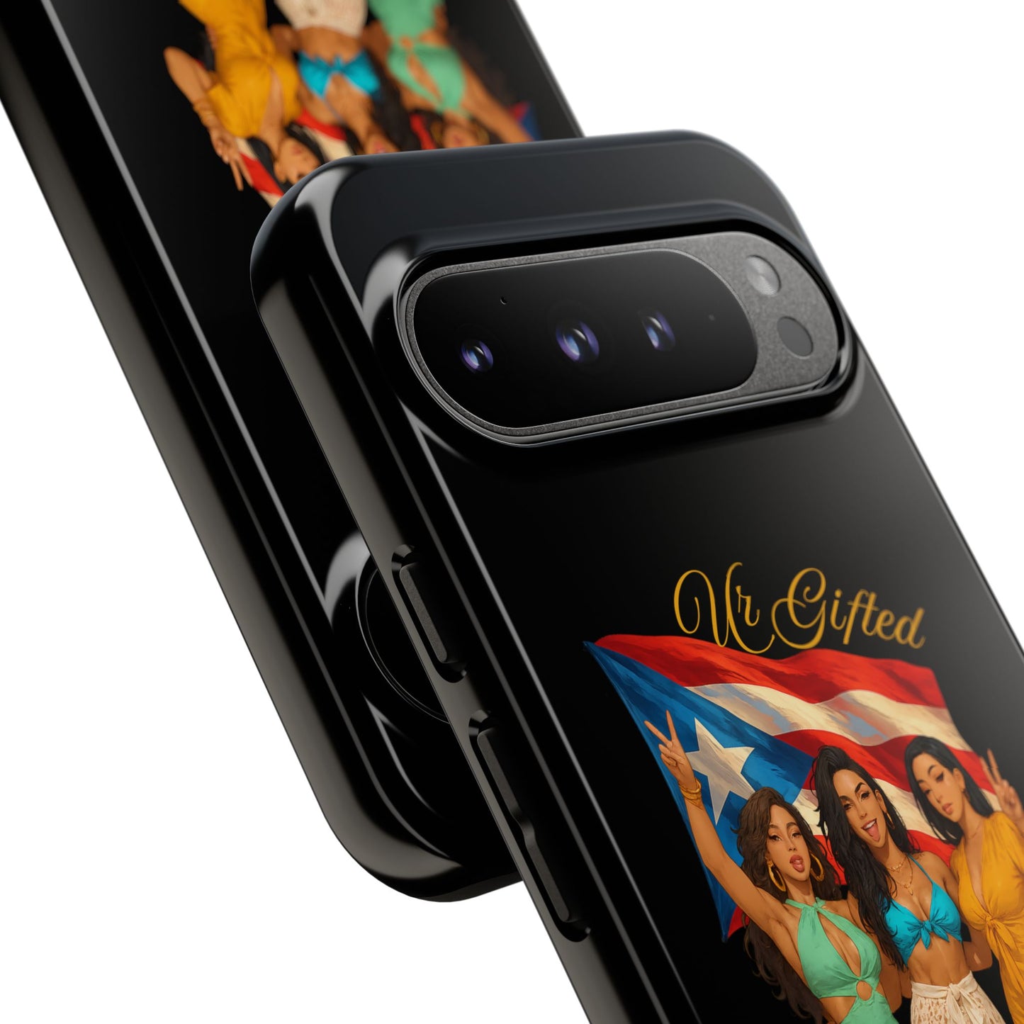 Vibrant Phone Case, Tough Cases, Puerto Rican Pride, Gift for Her, Fun Accessory, Colorful Design
