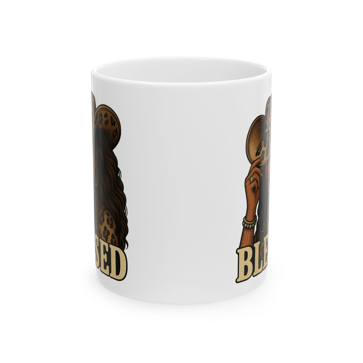 Latina Blessed Ceramic Mug - Inspirational Coffee Cup, Perfect Gift for Birthdays, Celebrations, or Everyday Use, 11oz 15oz