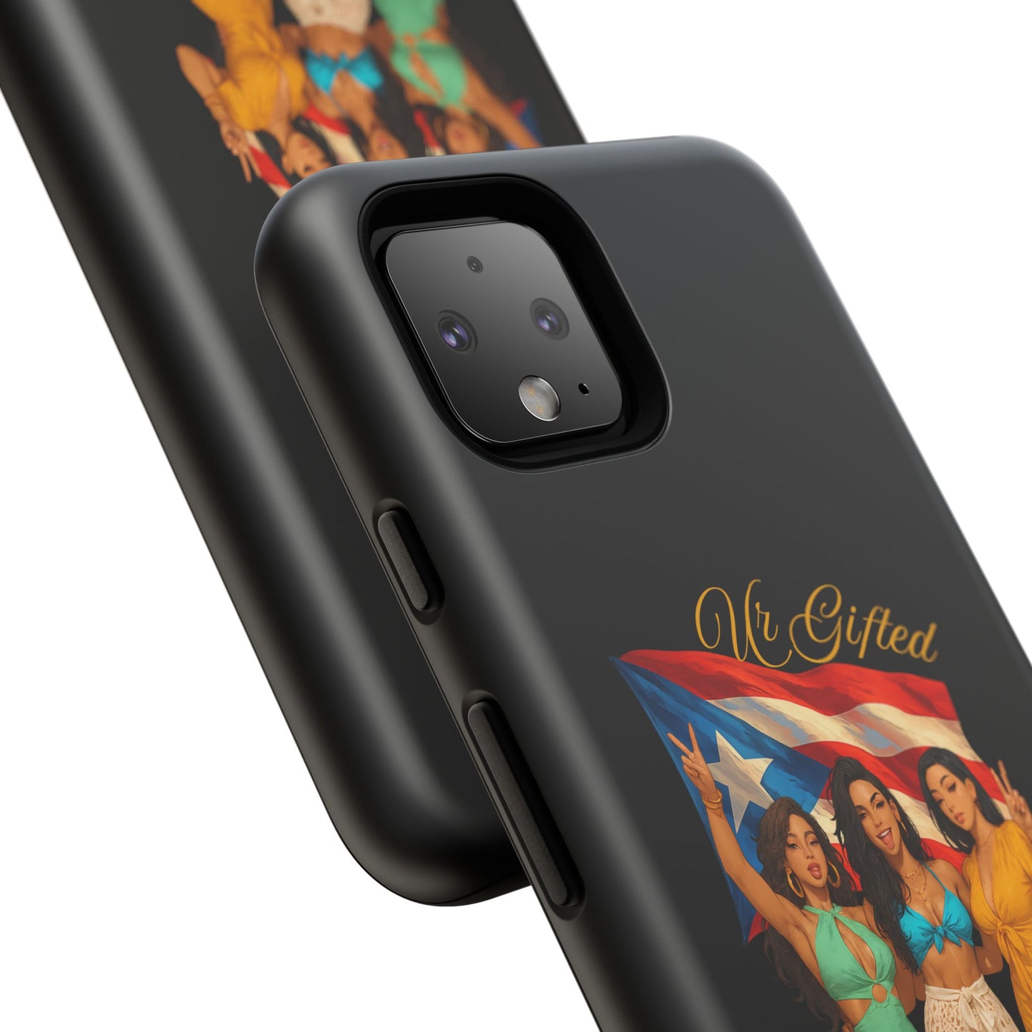 Vibrant Phone Case, Tough Cases, Puerto Rican Pride, Gift for Her, Fun Accessory, Colorful Design