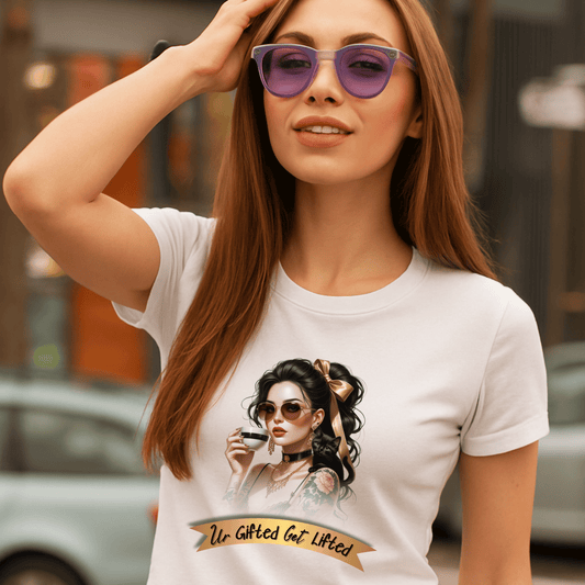 Gifted & Lifted Tee for Free Spirits, Unisex Jersey Shirt, Fun Tee for Everyday Wear, Cool Graphic Tee, Gift for Friends