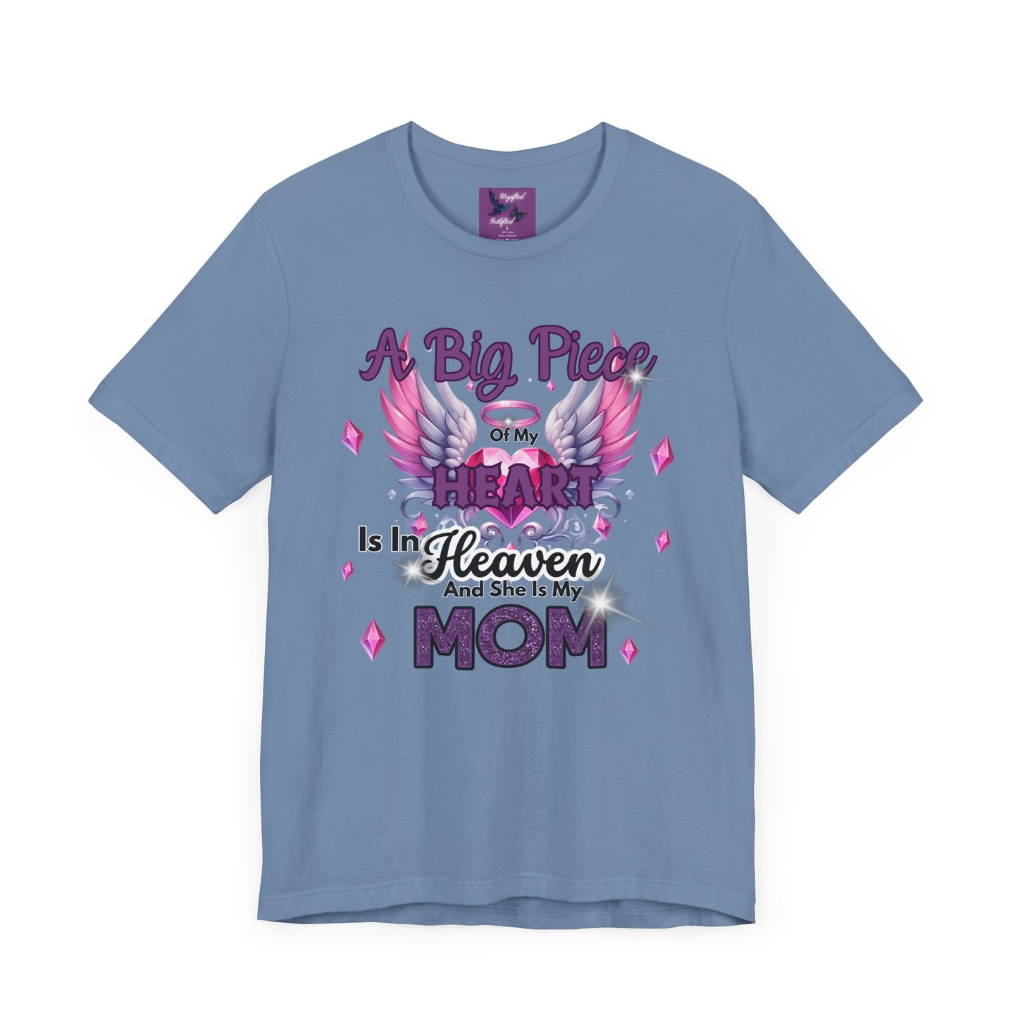 Memorial Heart Mom Tee - Short Sleeve T-Shirt