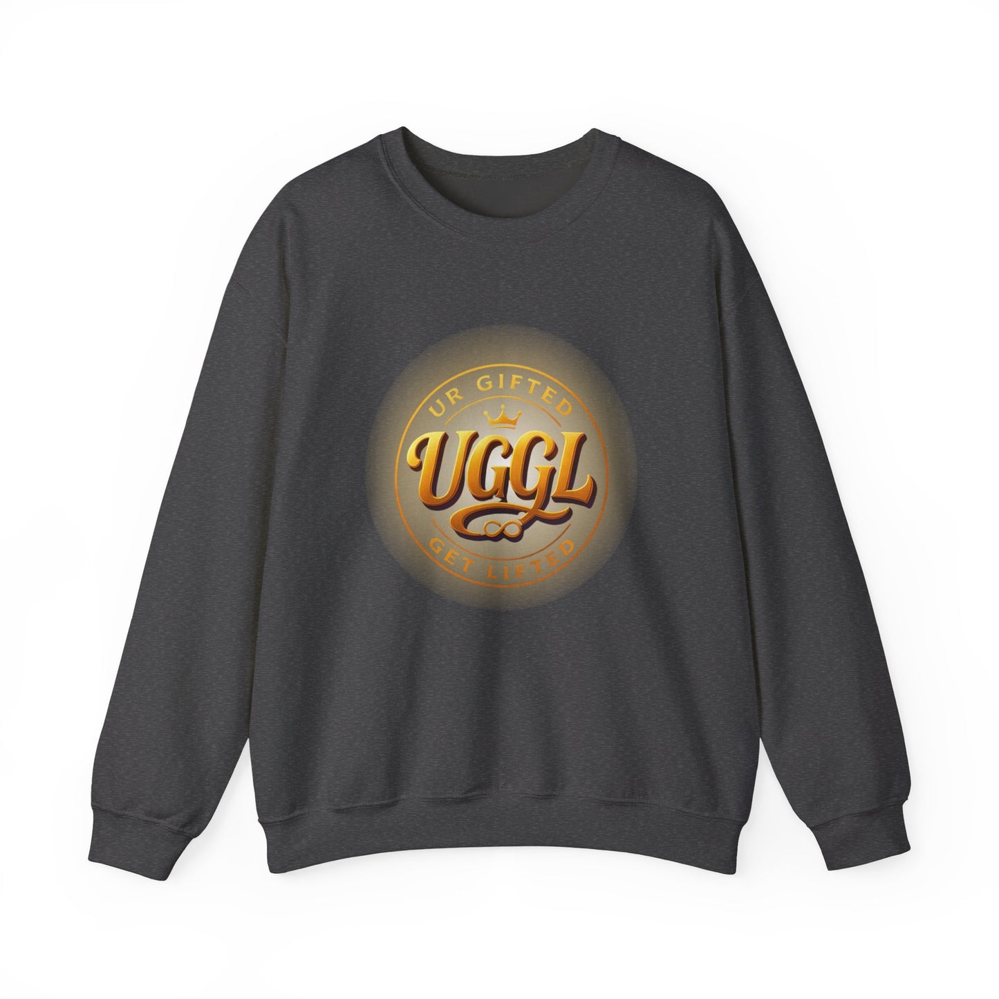 UGGL Get Lifted Sweatshirt, Unisex Crewneck for Comfort, Cozy Gift for Friends, Fashionable Layering Piece, Casual Everyday Wear