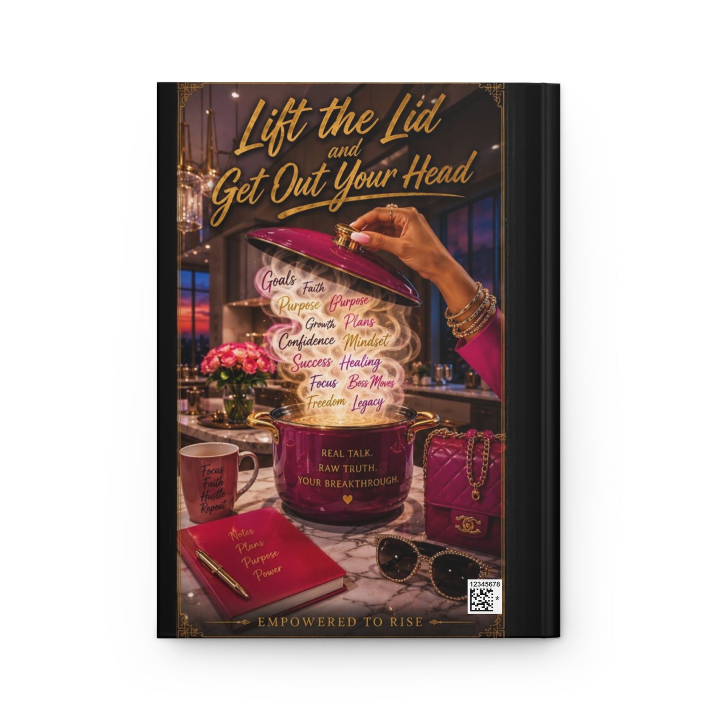 Journal — "Lift the Lid and Get Out Your Head" Empowerment Hardcover Journal