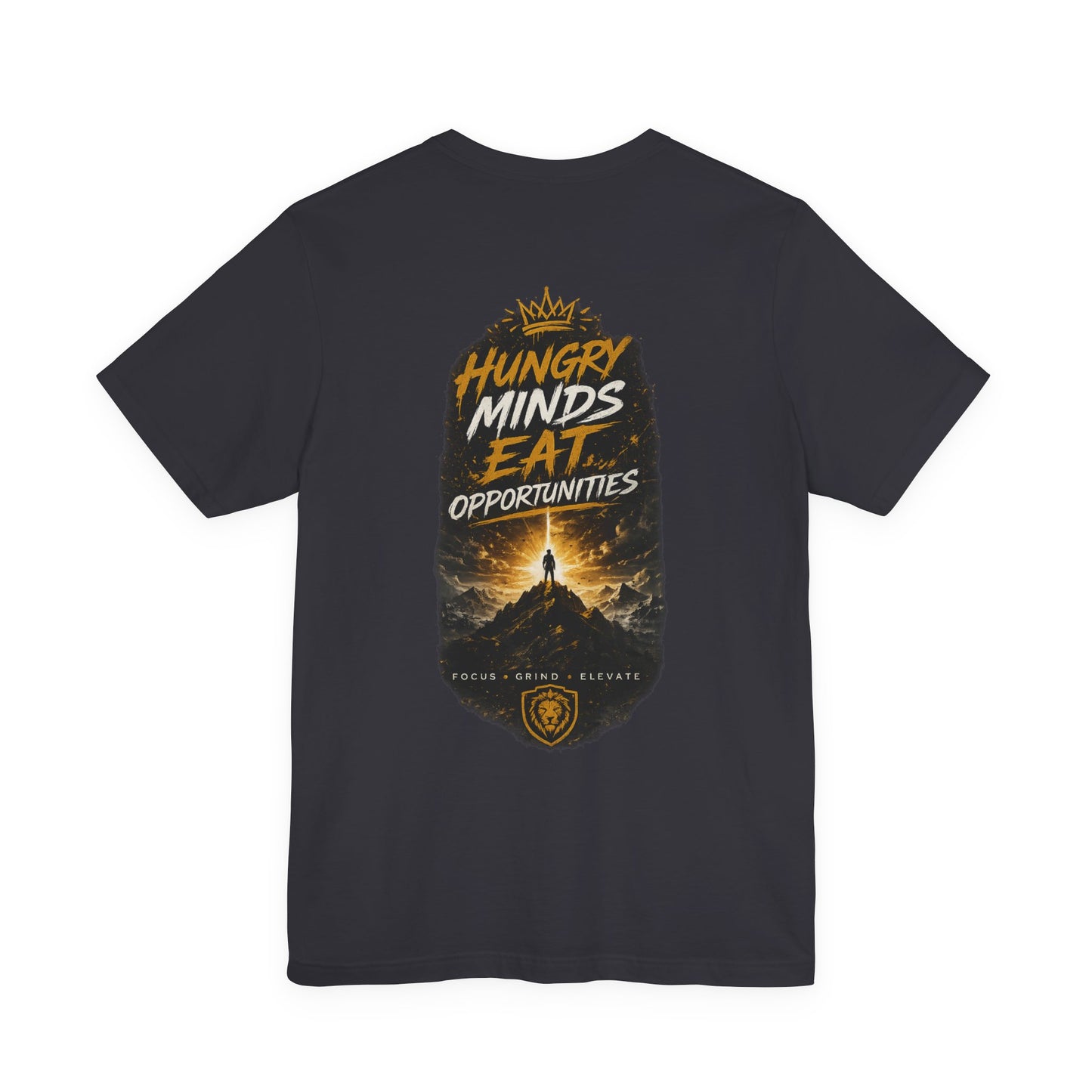 Eat Them Up! Lion Motivational Graphic Tee — "Success Is The Only Option"