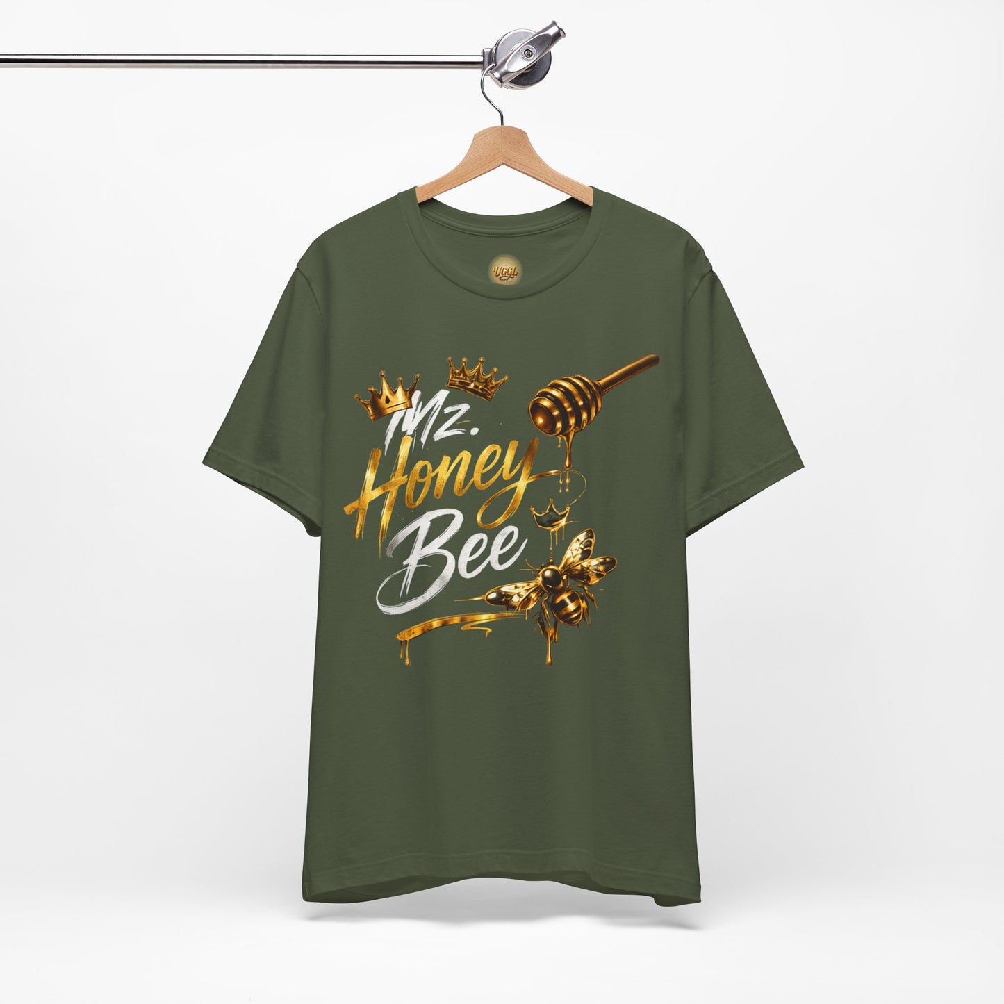 Honey Bee Graphic Tee — “Sweet Like Honey But I Sting Like a Bee” Black T-Shirt