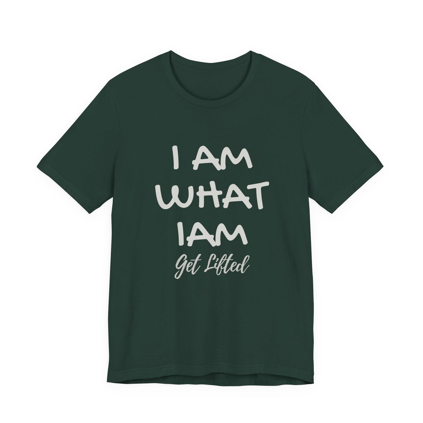 I Am What I Am Unisex Jersey Tee, Inspirational T-Shirt, Gift for Motivational Moments, Everyday Wear, Uplifting Apparel