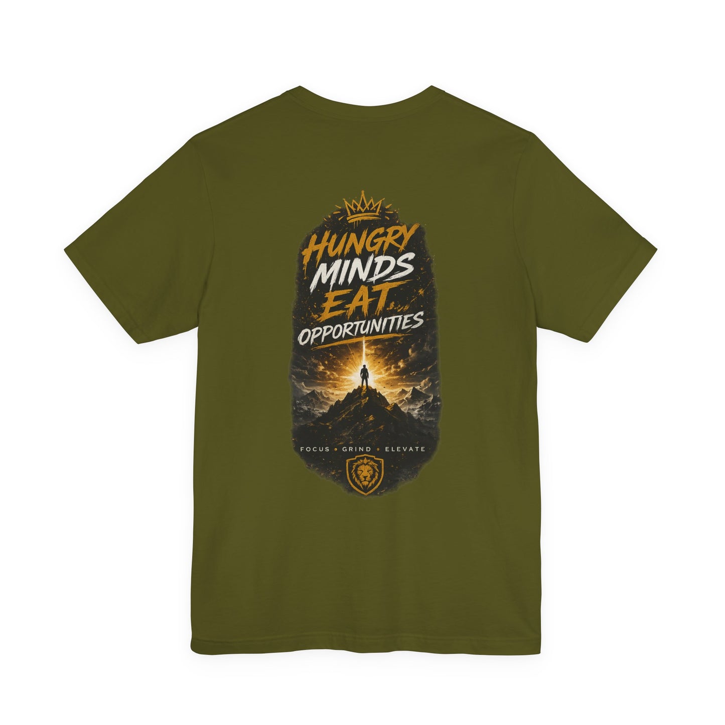 Eat Them Up! Lion Motivational Graphic Tee — "Success Is The Only Option"