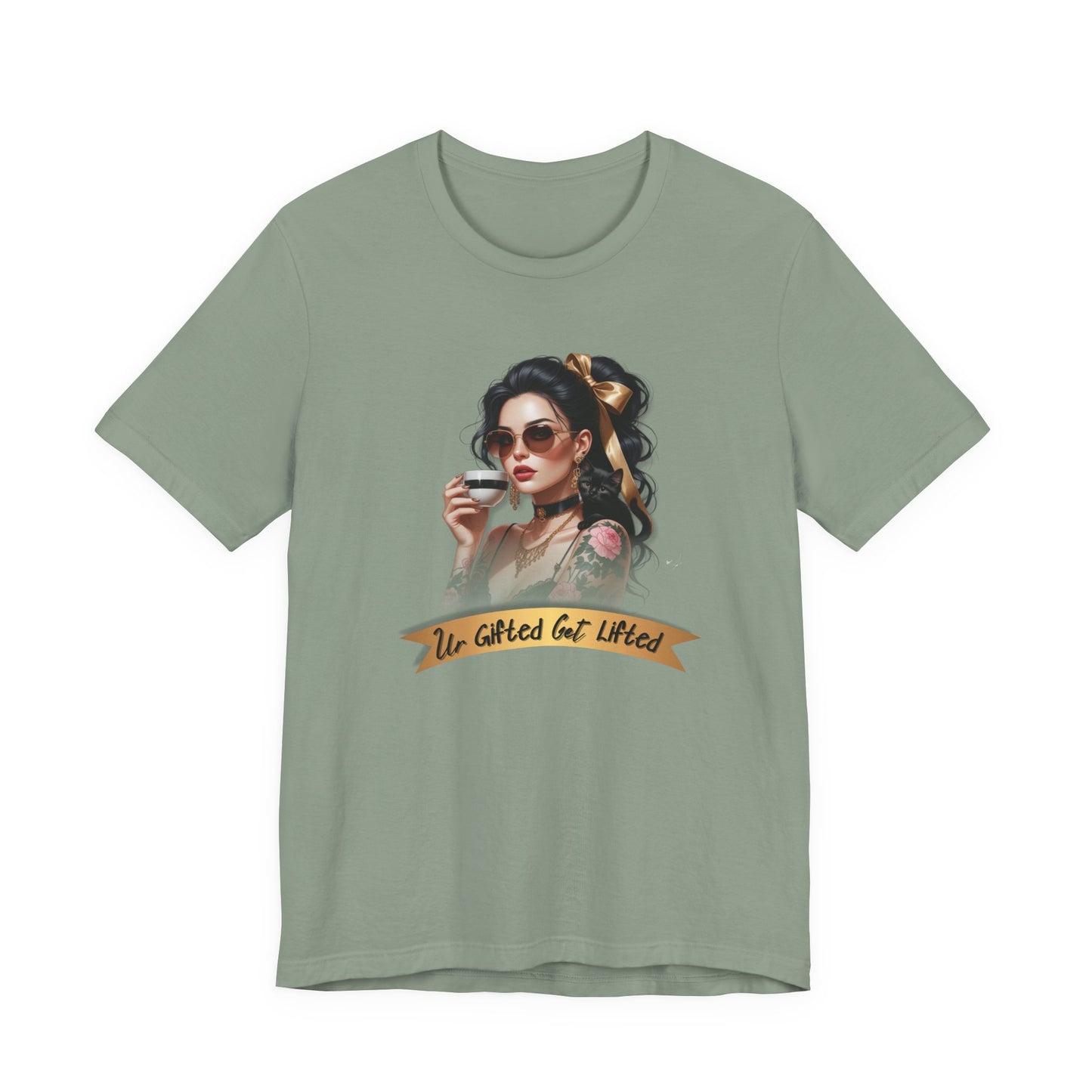 Gifted & Lifted Tee for Free Spirits, Unisex Jersey Shirt, Fun Tee for Everyday Wear, Cool Graphic Tee, Gift for Friends