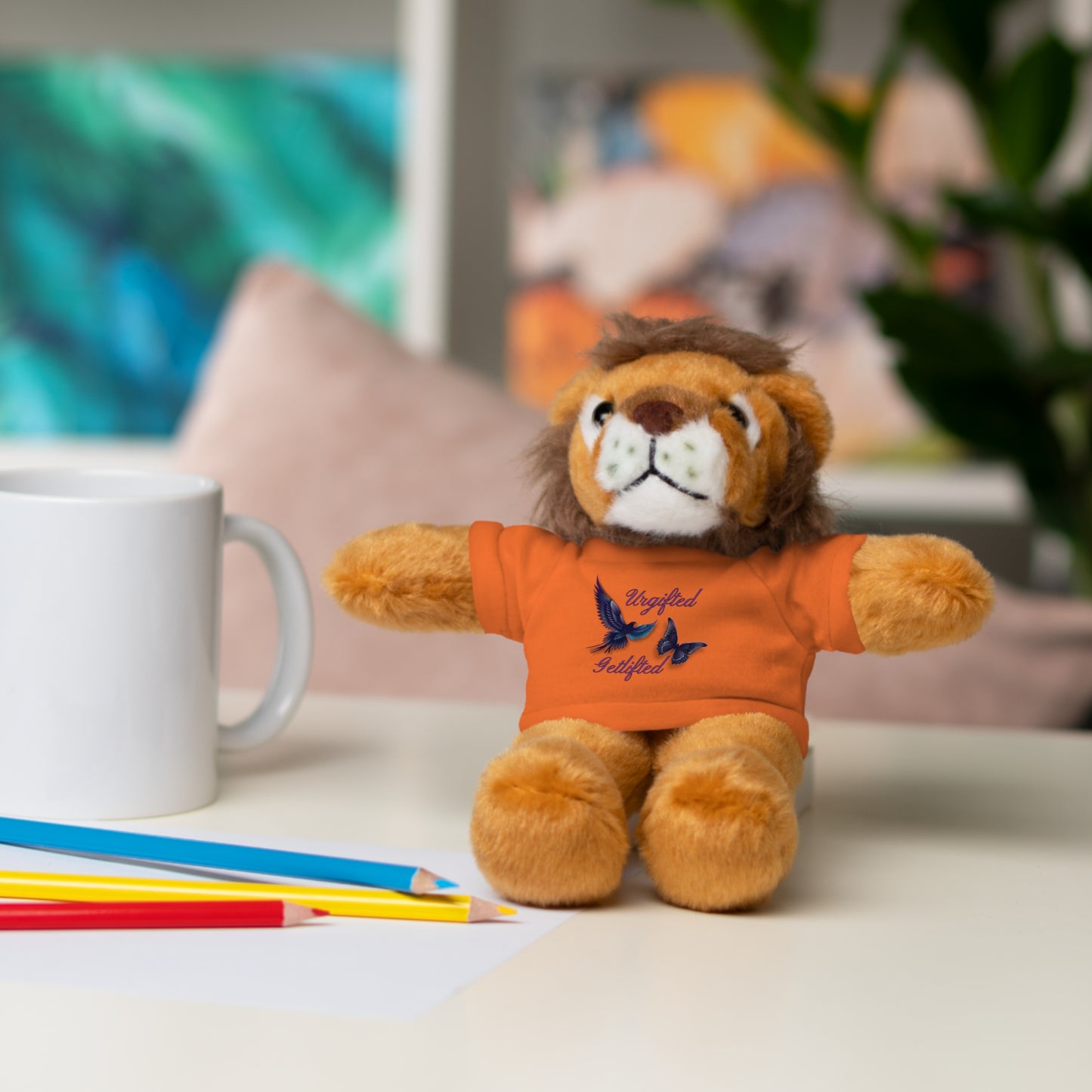 Adorable Stuffed Animal with Custom Tee