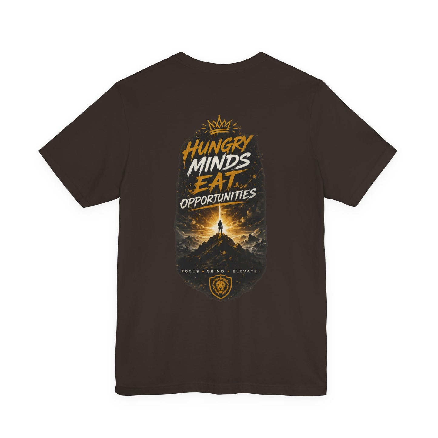 Eat Them Up! Lion Motivational Graphic Tee — "Success Is The Only Option"