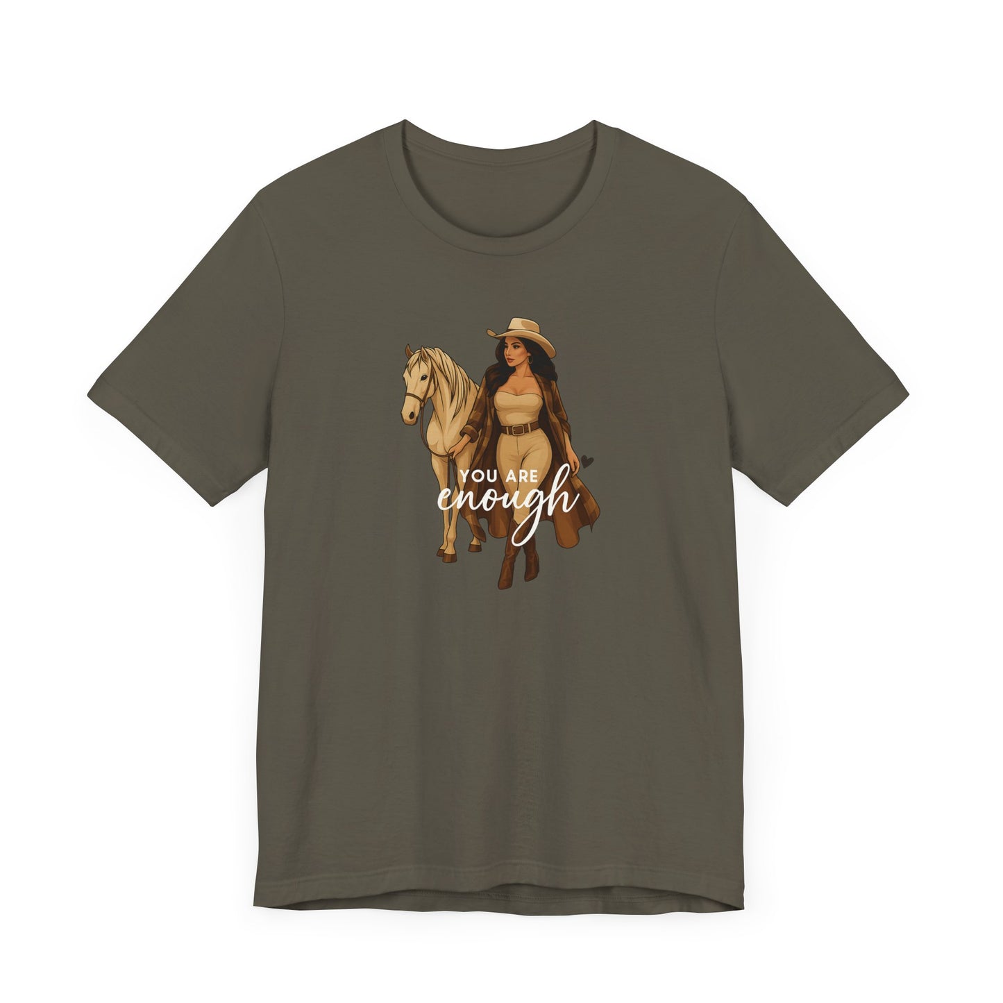 Empowering Horse Lover Tee, Inspirational Shirt for Equestrians, Gift for Her, Motivational Casual Wear, Positive Affirmation T-Shirt