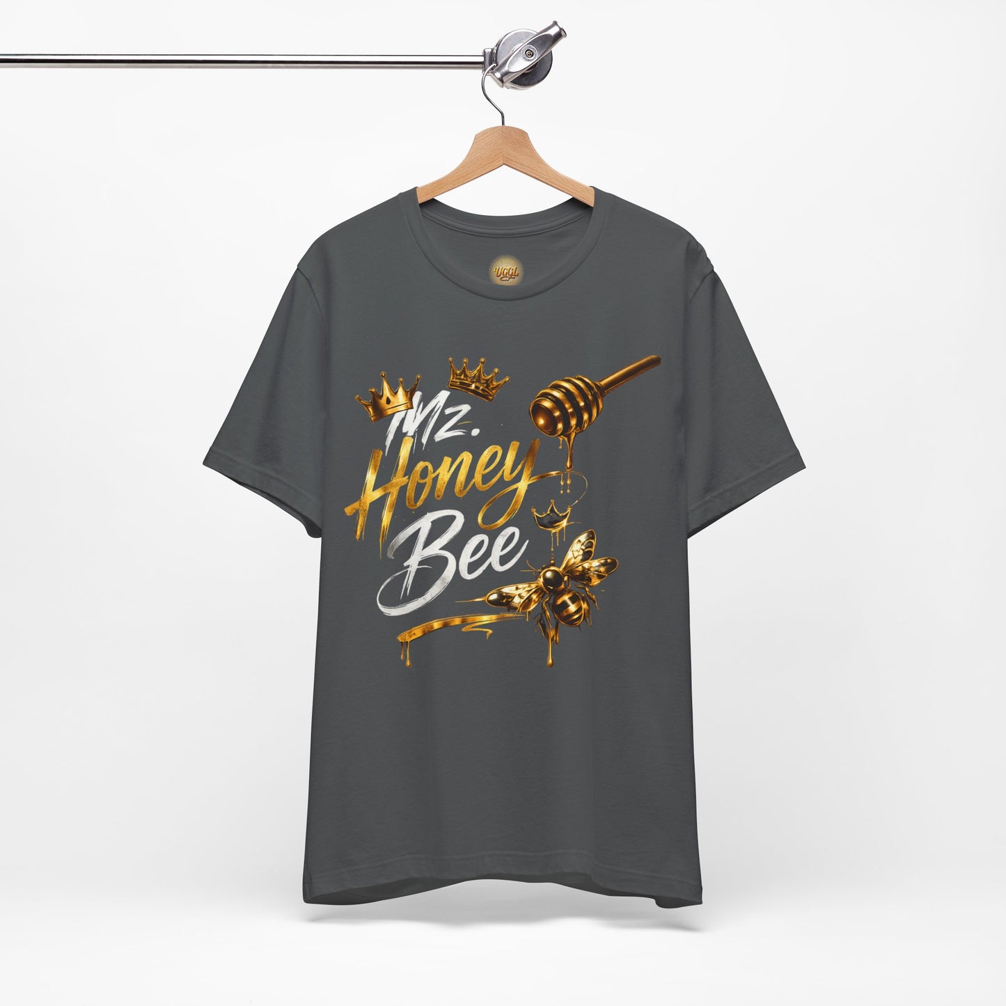 Honey Bee Graphic Tee — “Sweet Like Honey But I Sting Like a Bee” Black T-Shirt