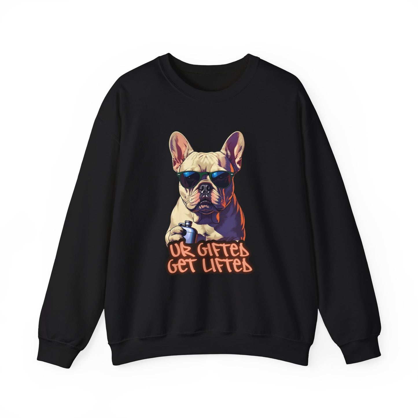 Chic Dog Lovers Sweatshirt - Fun Gift for Pet Owners, Cool Casual Wear, Unique Animal Art, Cozy Gift Idea, Trending Gift for Dog Lovers