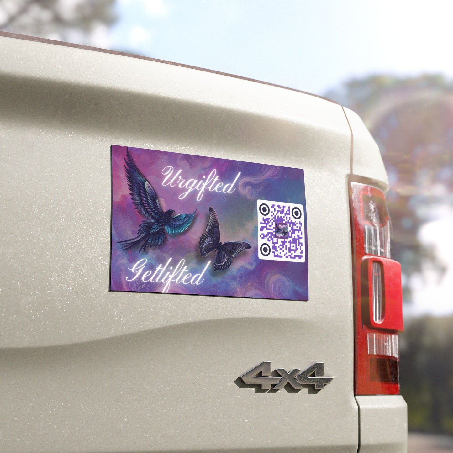 Urgifted Getlifted QR Code Car Magnets