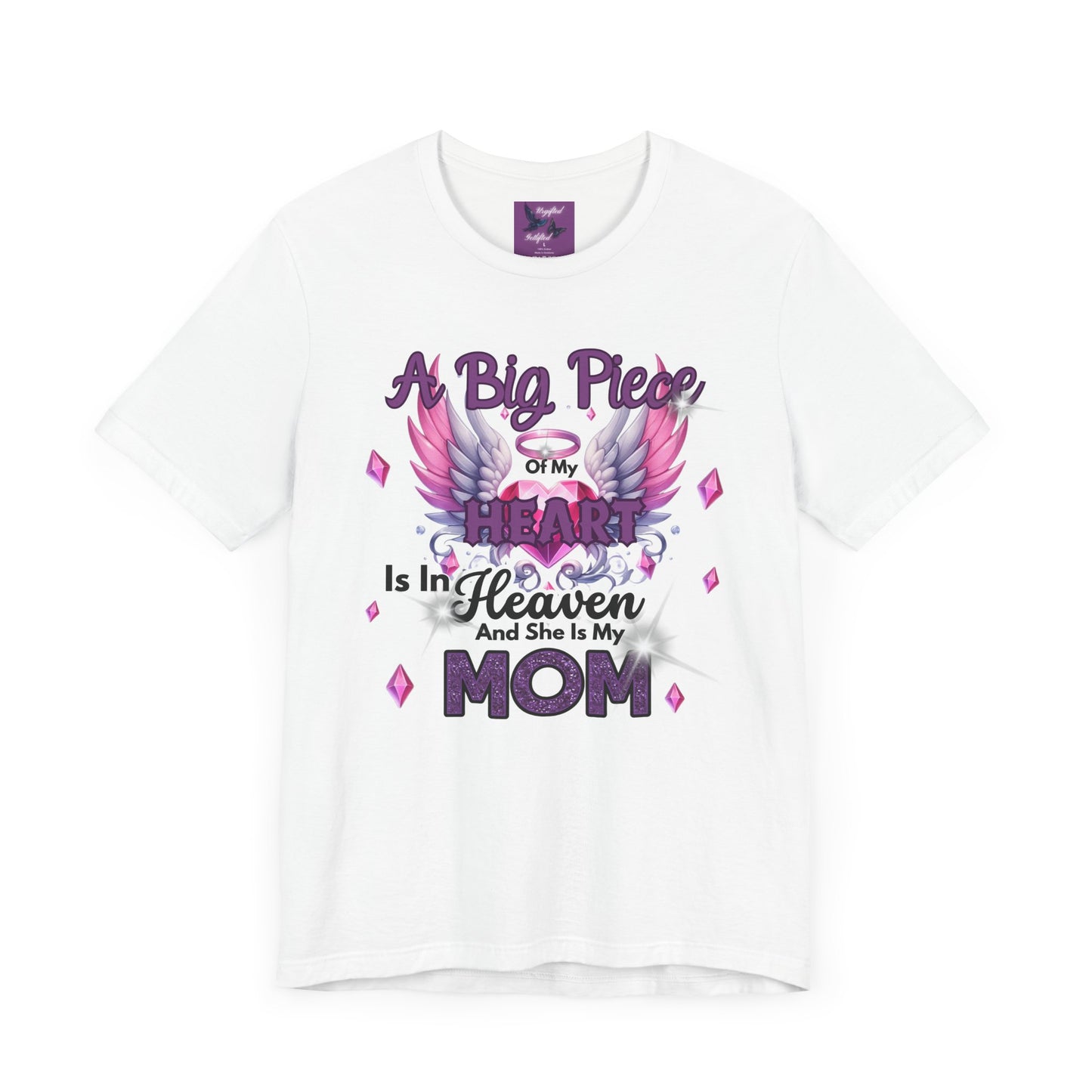 Memorial Heart Mom Tee - Short Sleeve T-Shirt