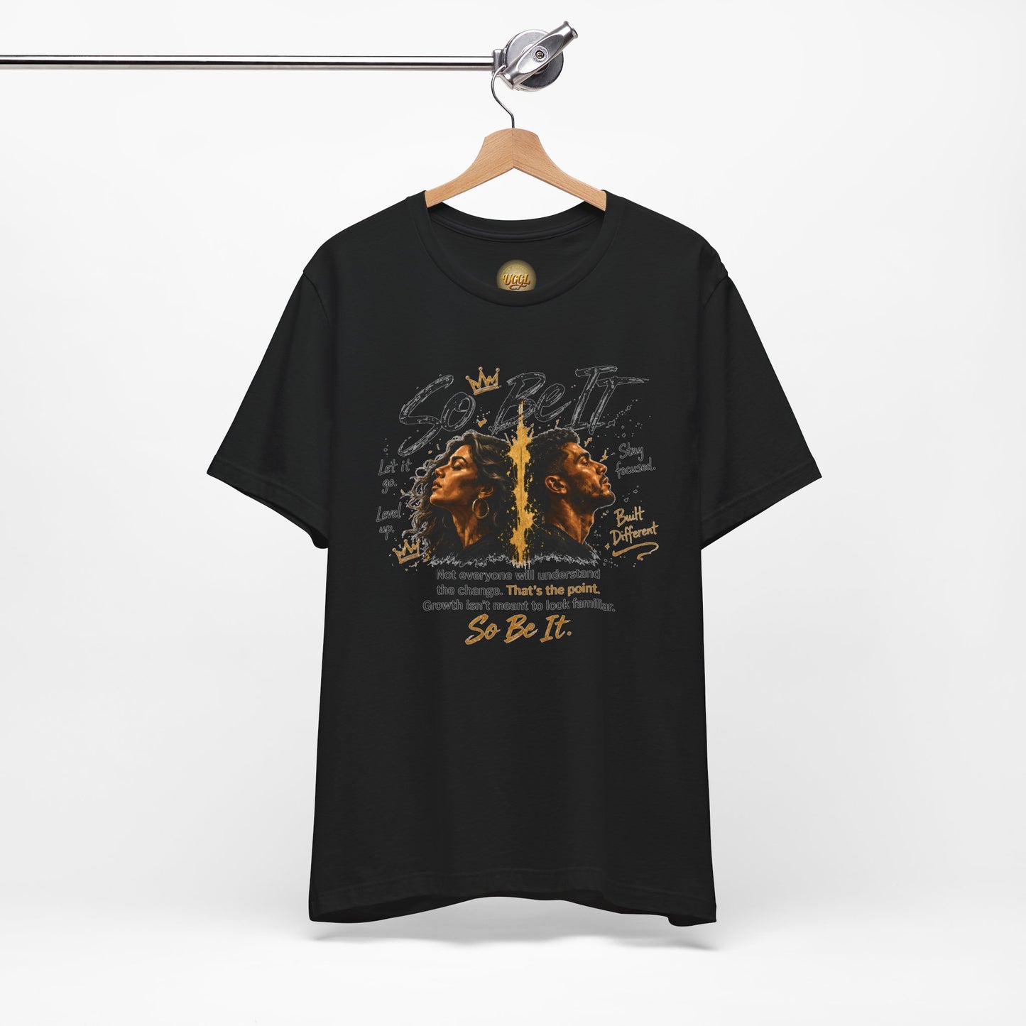 So Be It Graphic Tee — Empowerment Lion Print Inspirational T-Shirt
