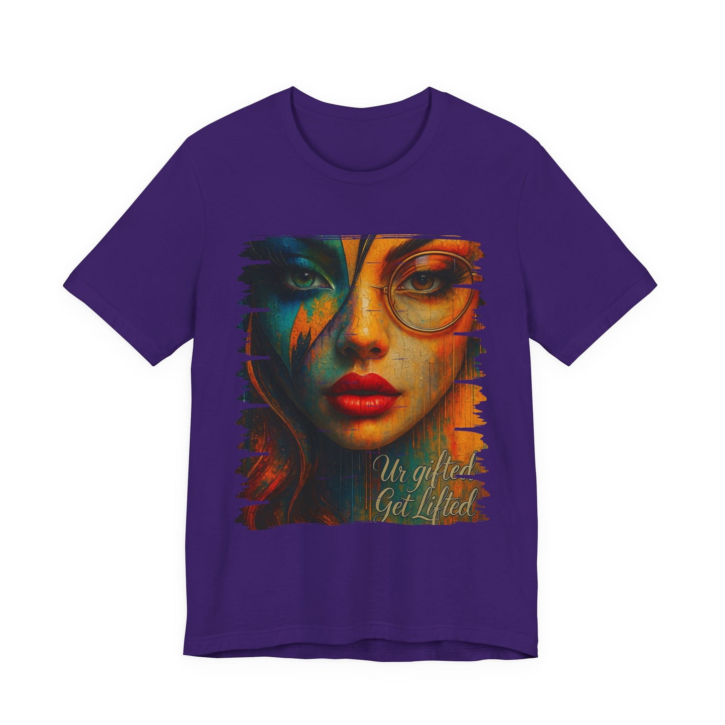 Vibrant Graphic Tee, Stylish Unisex T-Shirt, Artistic Short Sleeve Shirt, Trendy Casual Wear, Gift for Art Lovers, Unique Fashion Statement