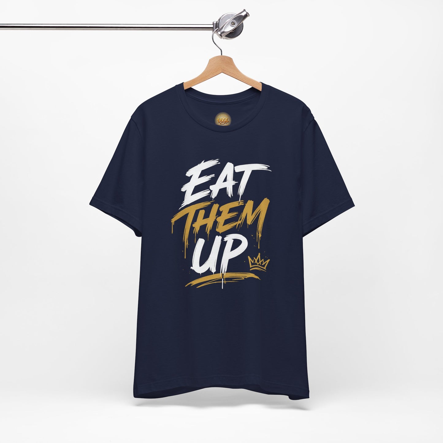 Eat Them Up Graphic Tee — Bold Brush-Style Motivational T-Shirt