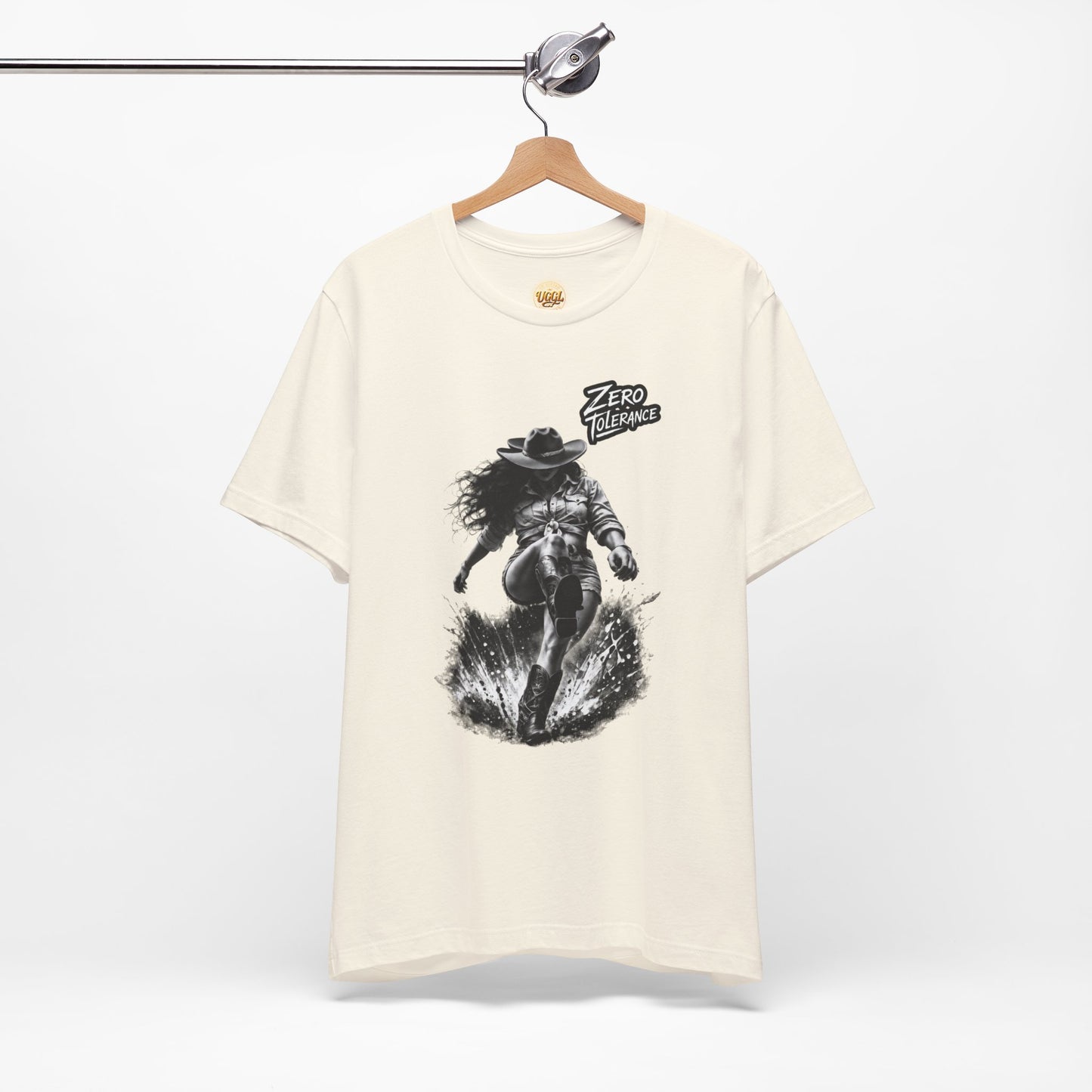 Cowgirl Graphic Tee - 'You're On Thin Ice' Retro Western Shirt