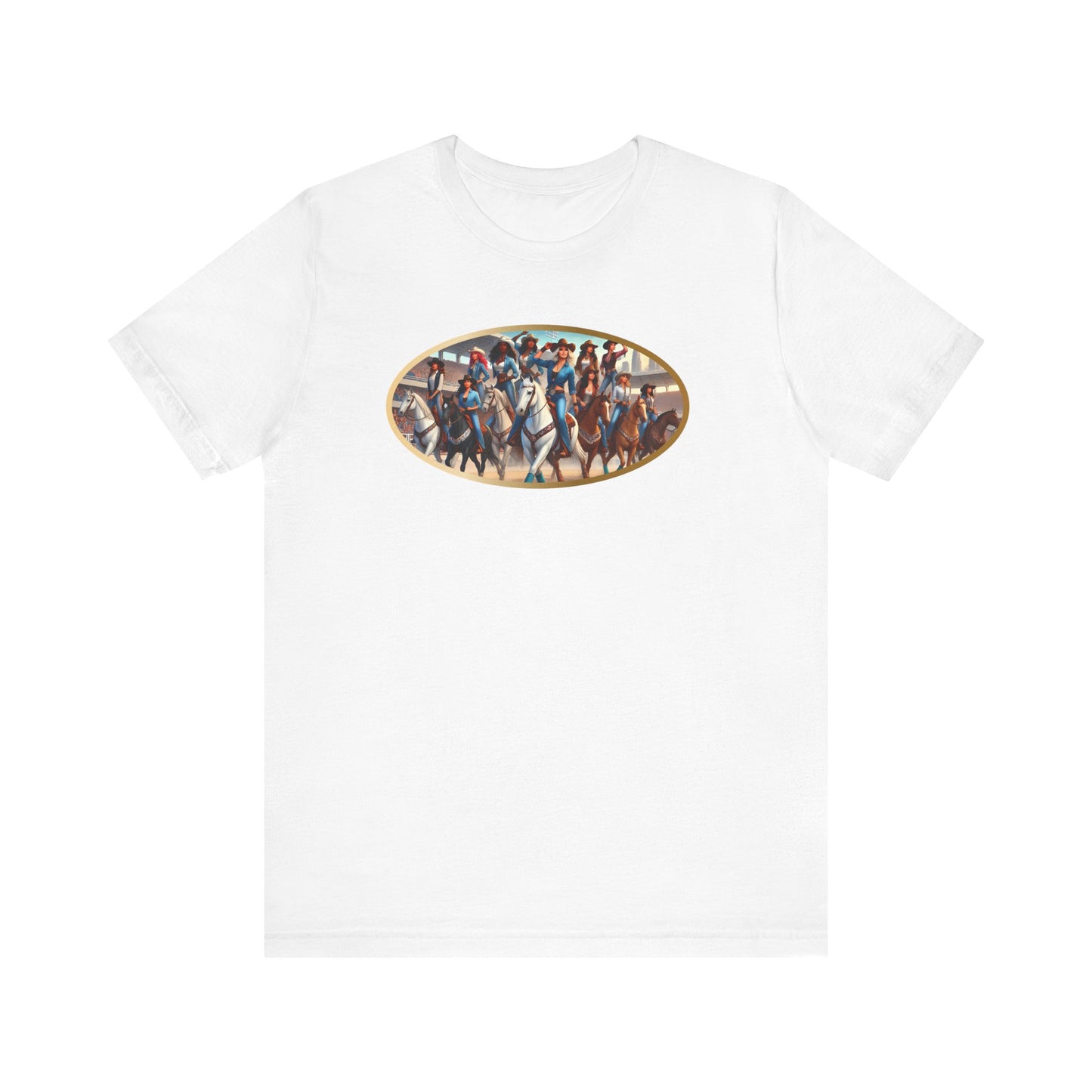 Vintage Equestrian Art Unisex Jersey Tee